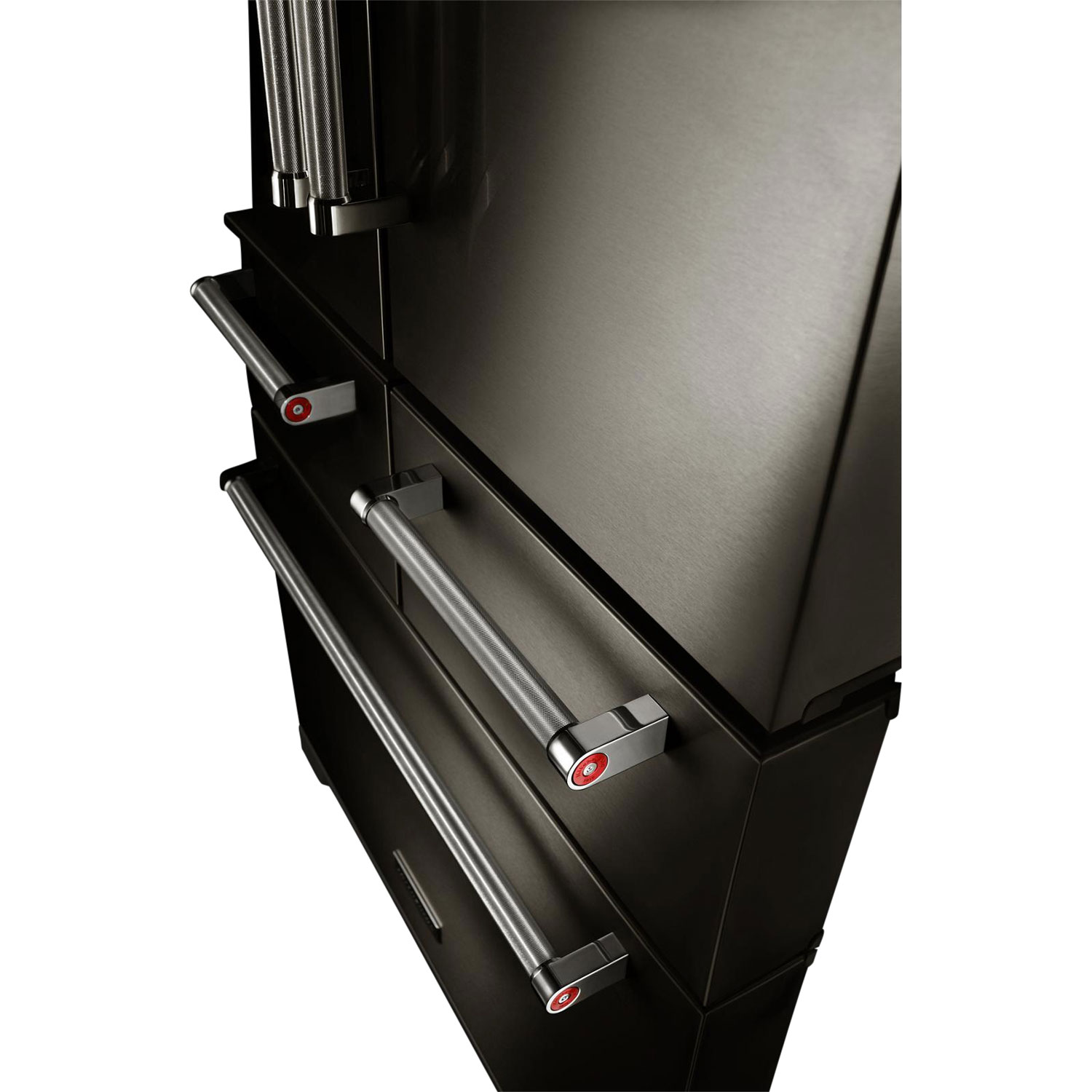 Réfrigérateur à 5 portes 25,8 pi³ et 36 po de KitchenAid - Acier inoxydable noir