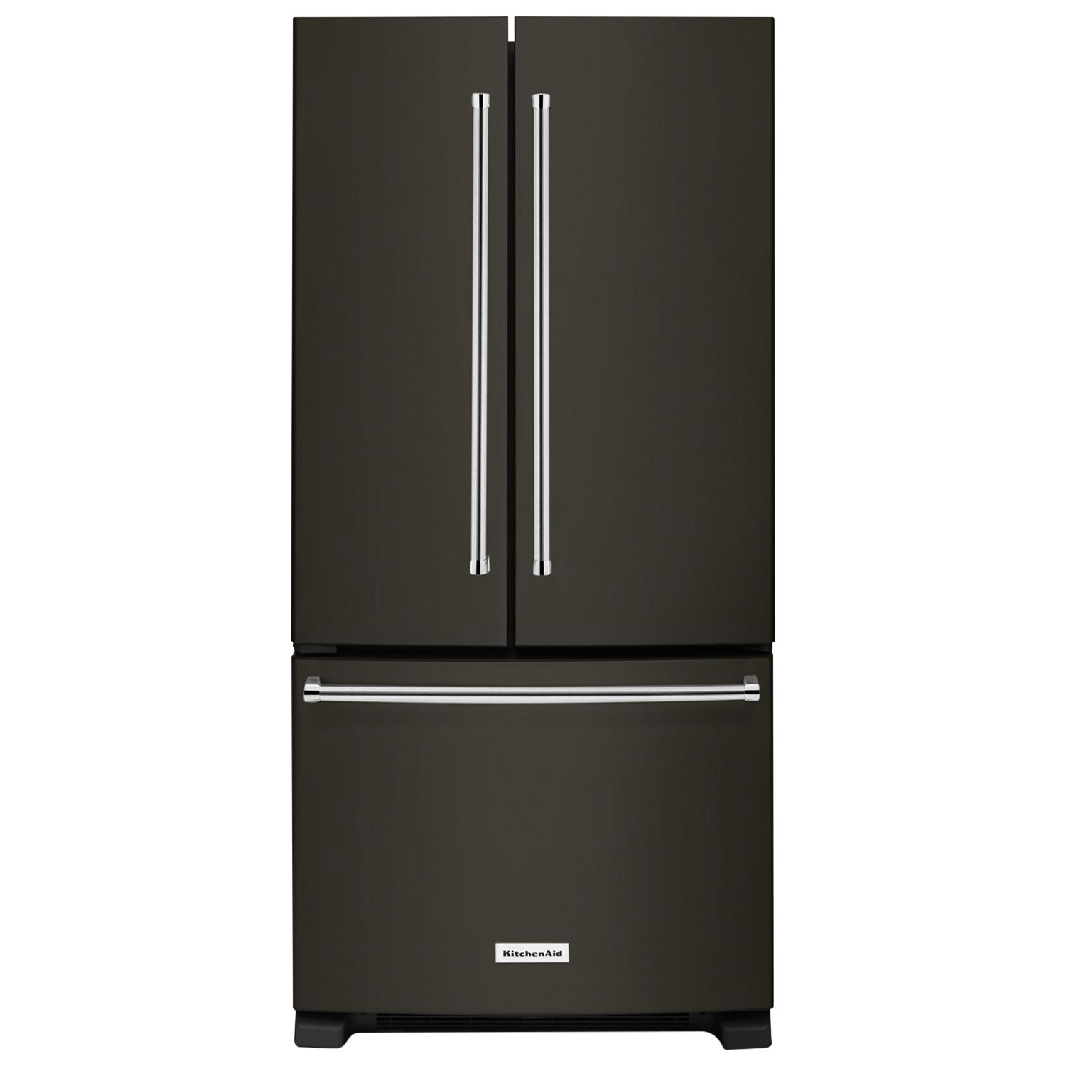 KitchenAid 33" 22.1 Cu. Ft. French Door Refrigerator - Black Stainless Steel