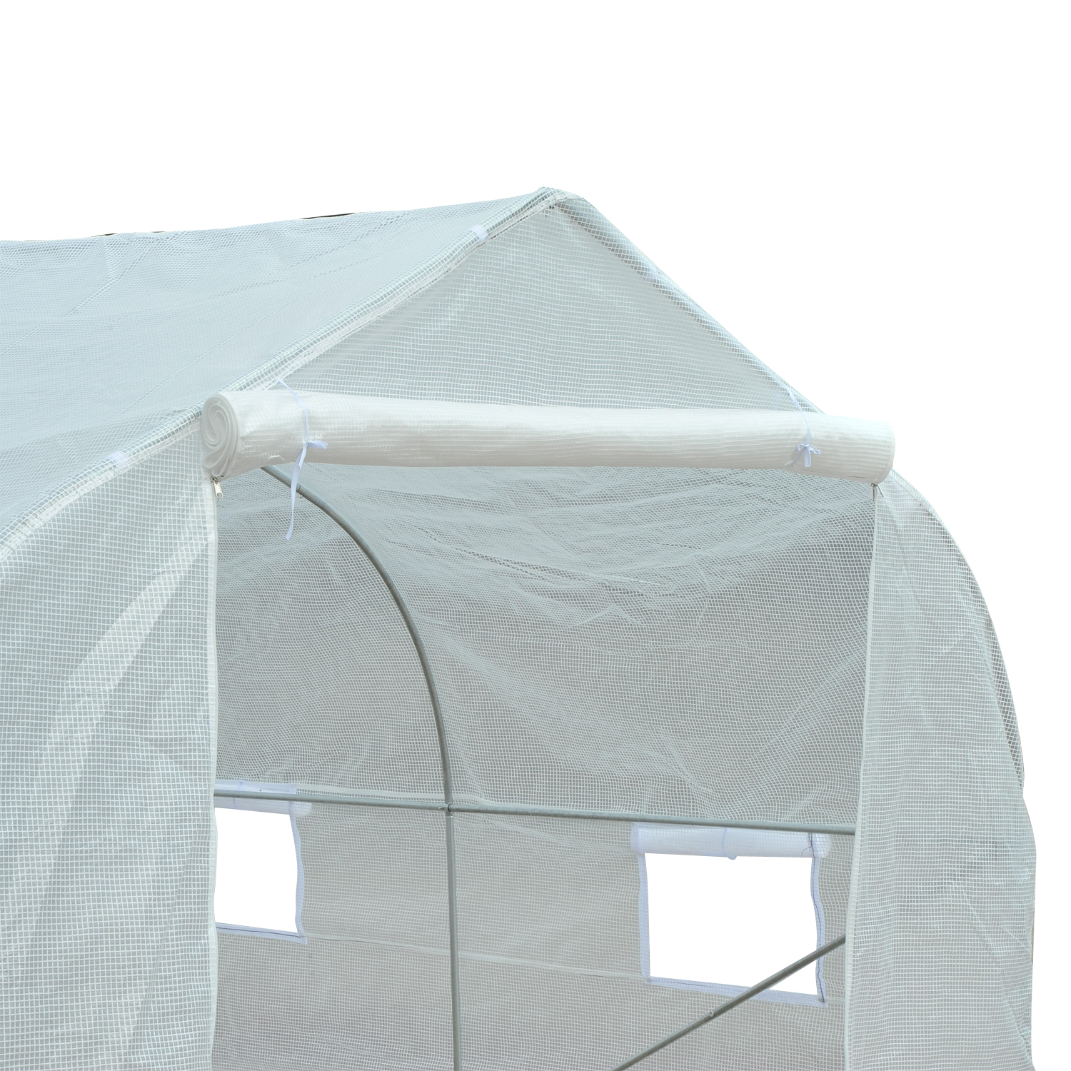 Outsunny 11.5x10x7FT Walk-In Greenhouse White