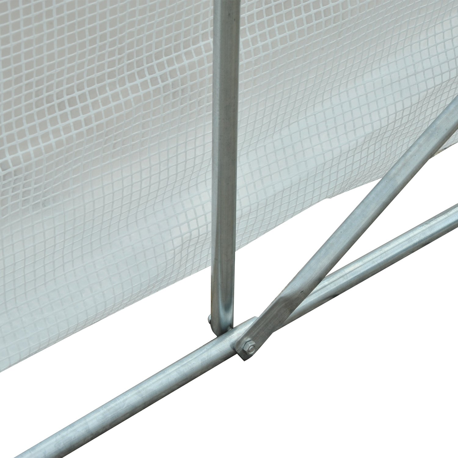 Outsunny 11.5x10x7FT Walk-In Greenhouse White