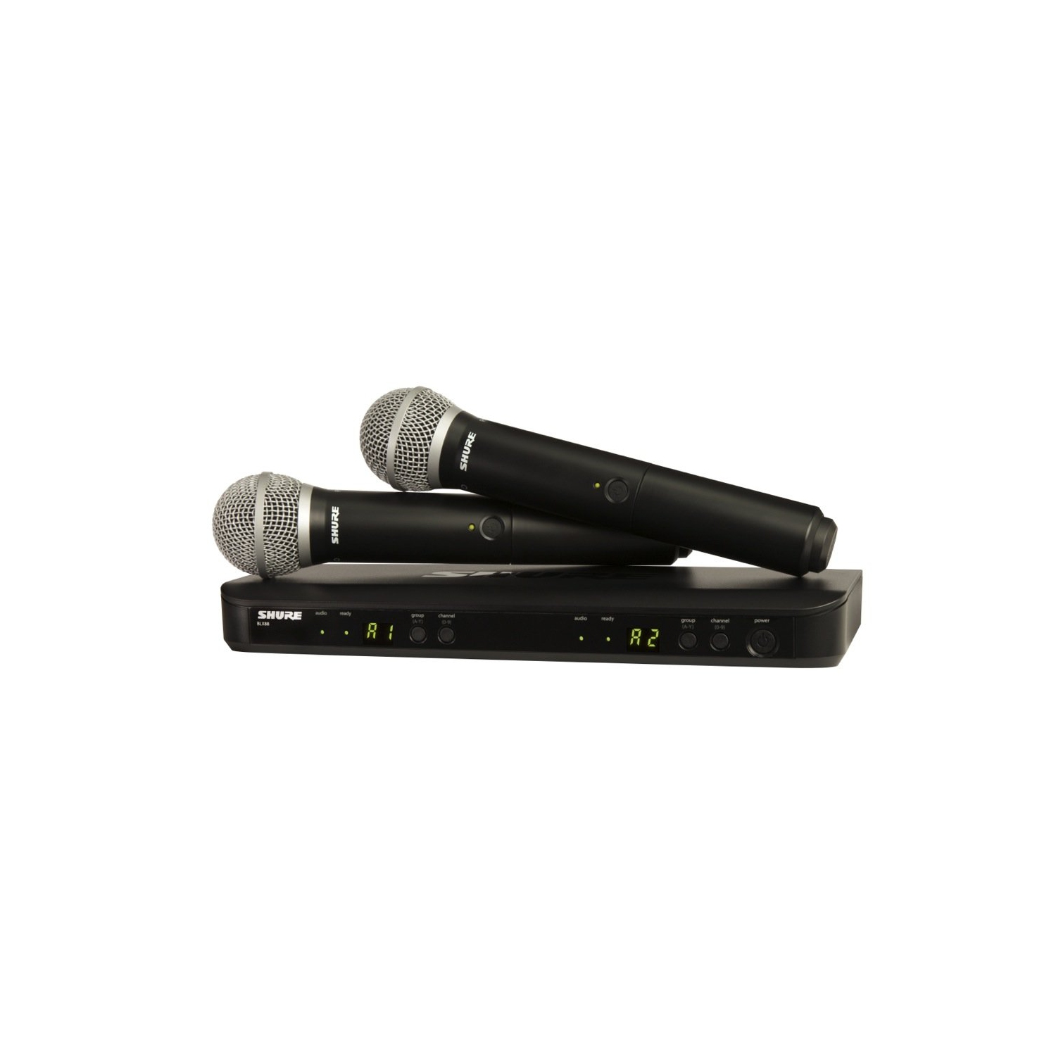 Shure BLX288/PG58 Dual Wireless Handheld Mic System