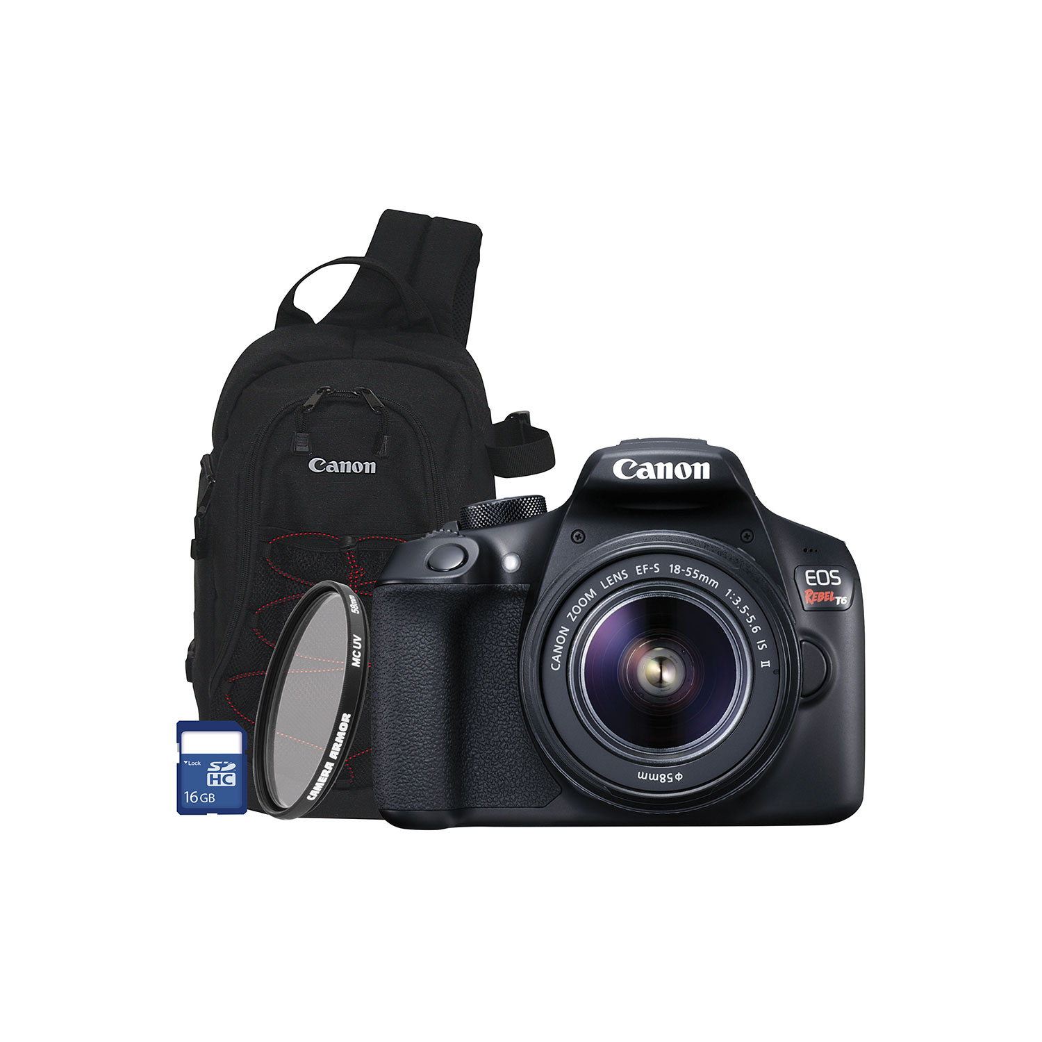 Final Clearance Canon EOS Rebel T6 DSLR Camera with 18-55mm IS Lens &  Accessory Kit