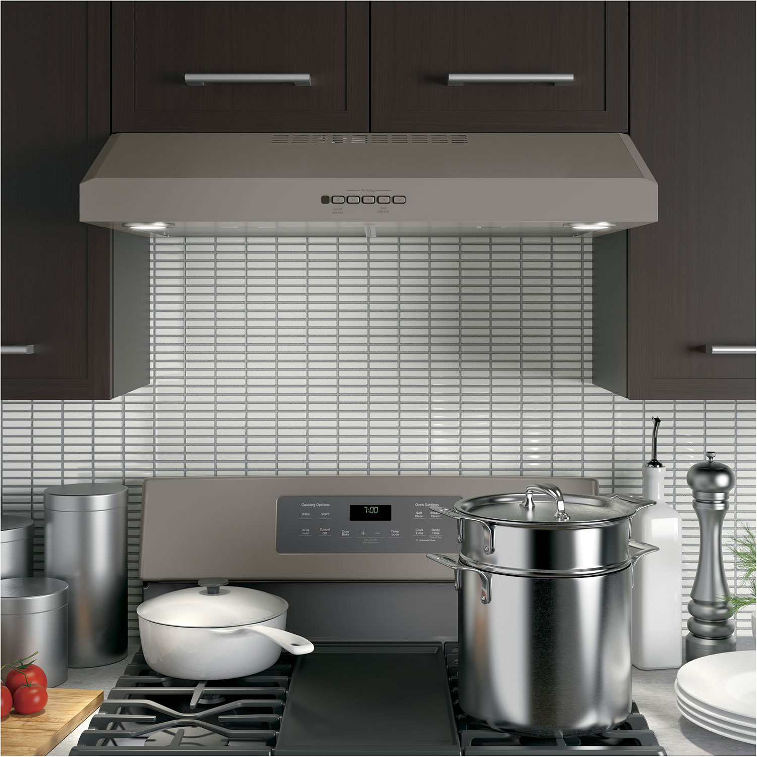 GE 30" Under Cabinet Range Hood - Slate