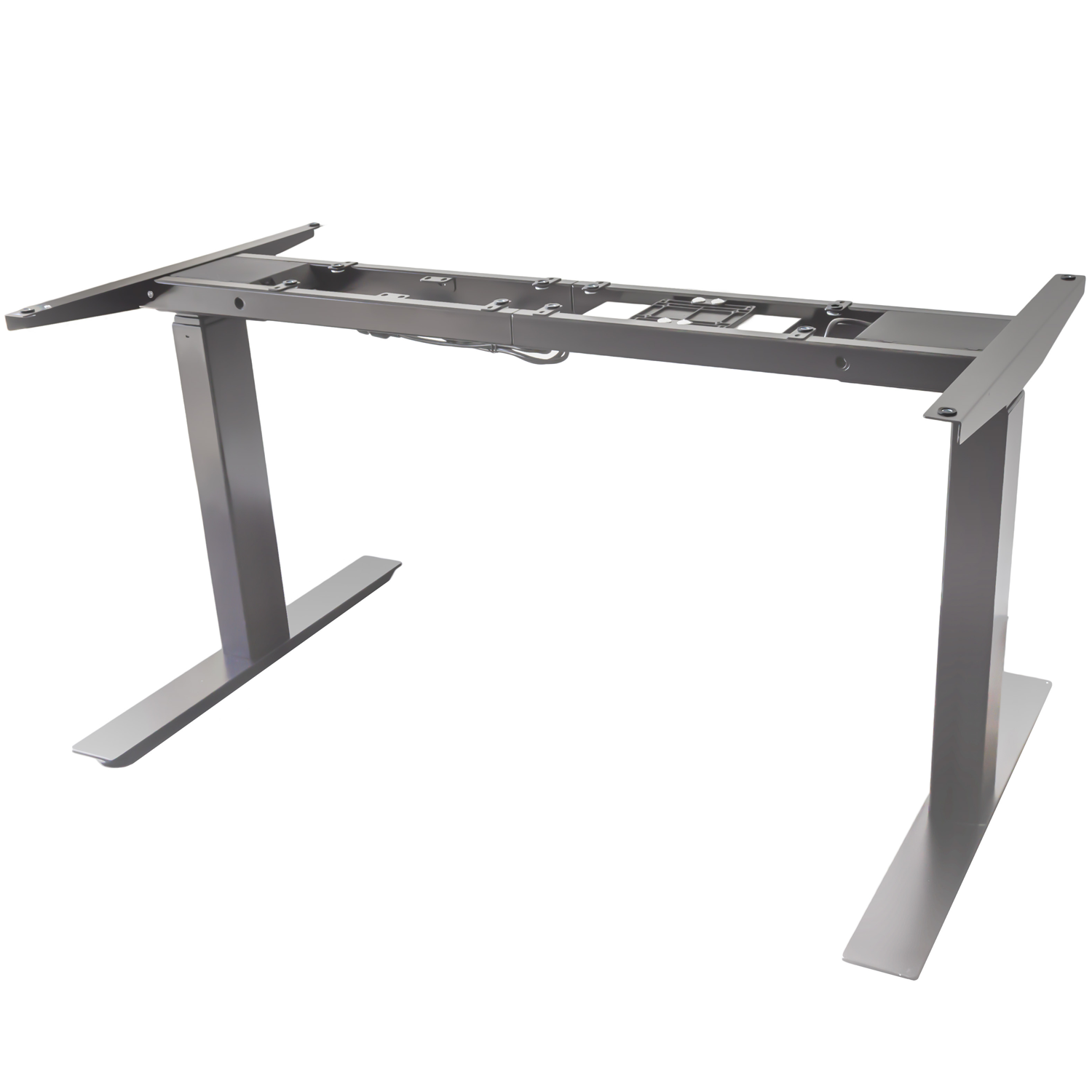 Dual Motor Programmable Standing Desk - Silver