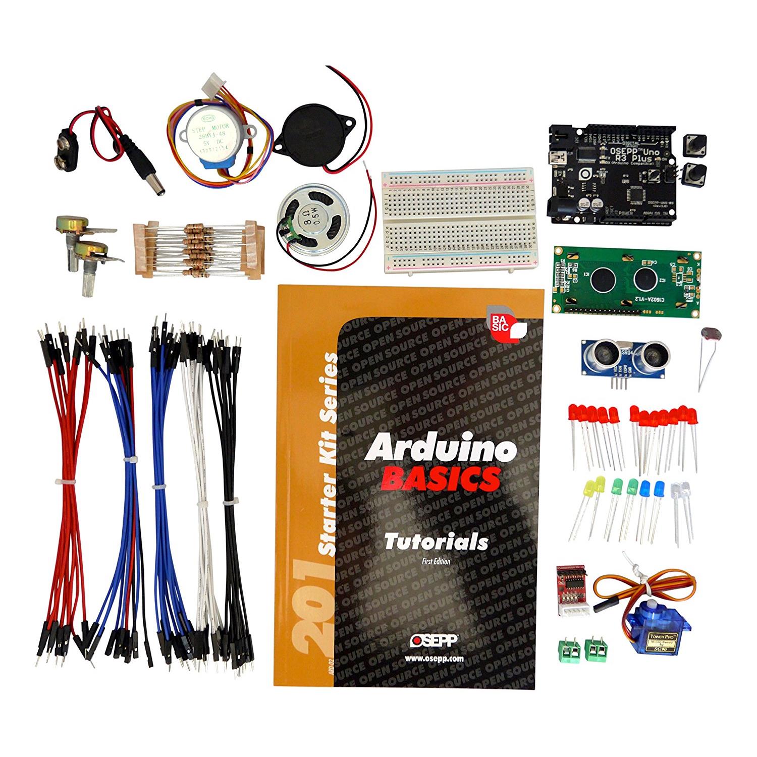 OSEPP 201 Arduino Basics Starter Kit - UNO Board Included