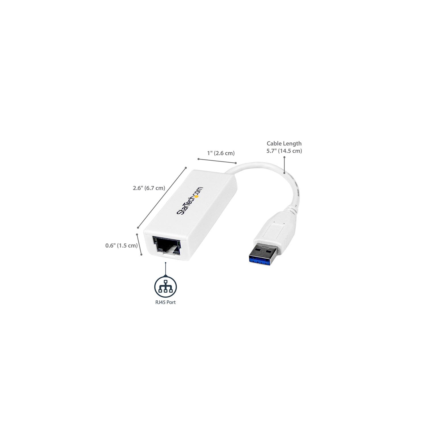 StarTech USB 3.0 to Gigabit Ethernet NIC Network Adapter