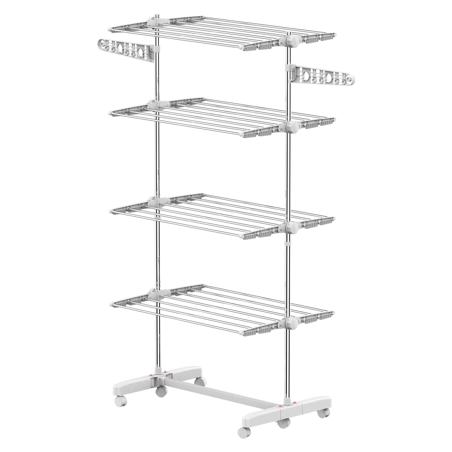HOMCOM Clothes Drying Rack White/Silver