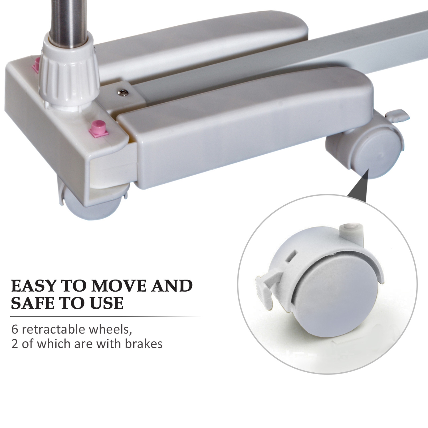 HOMCOM Clothes Drying Rack White/Silver