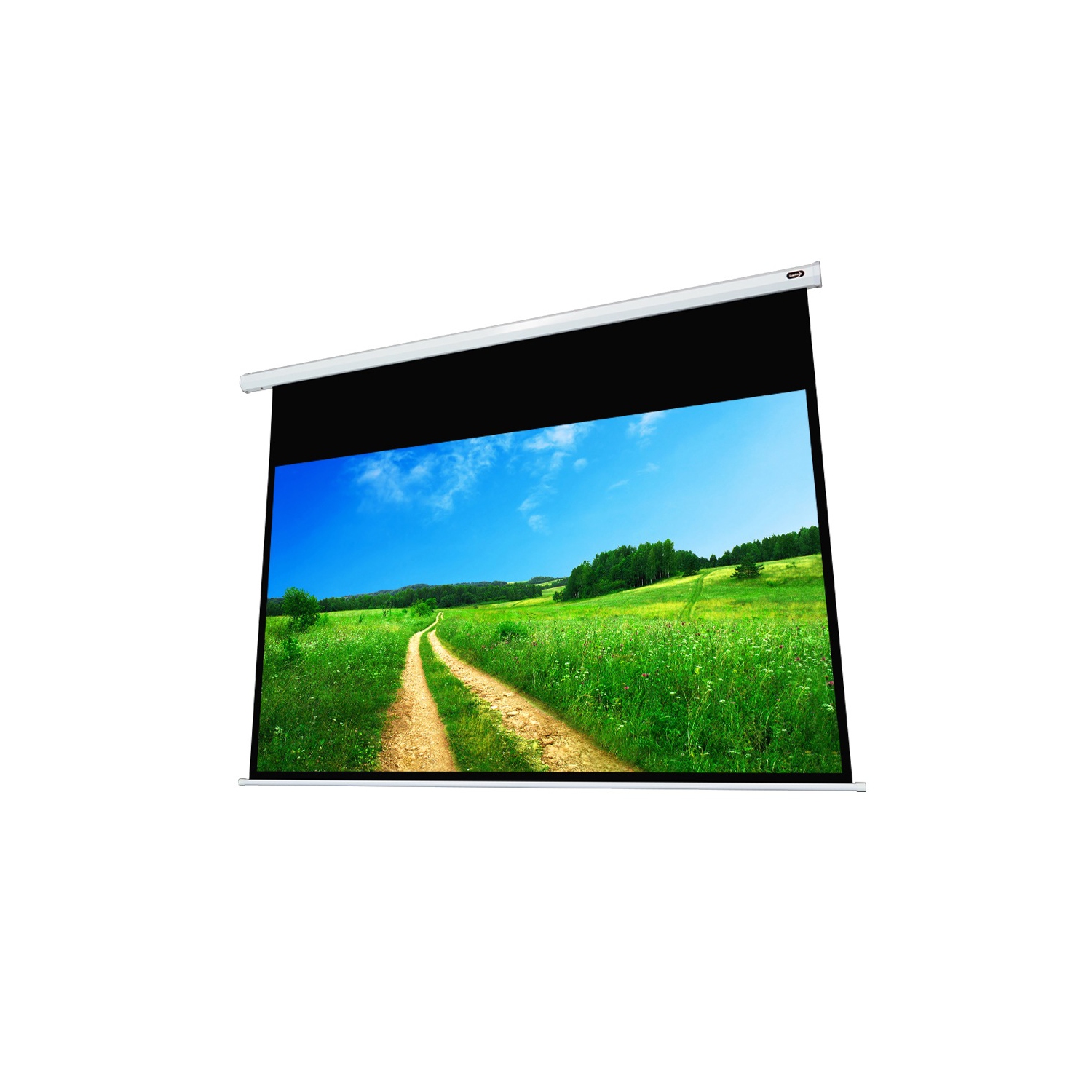 Elunevision 120" Manual Projector Screen - White