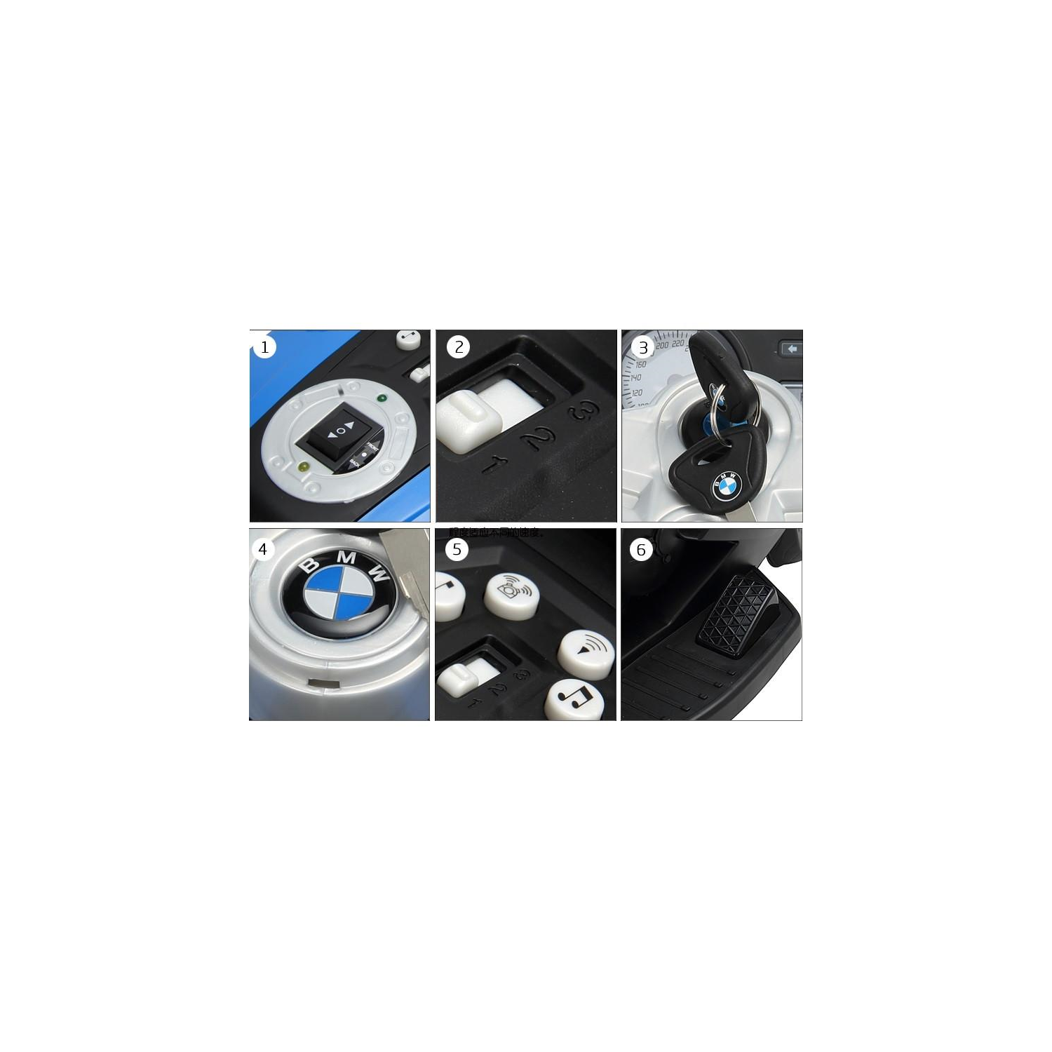 Official Licensed Luxury Red BMW K1300S 12V Ride-On Bike Free Shipping