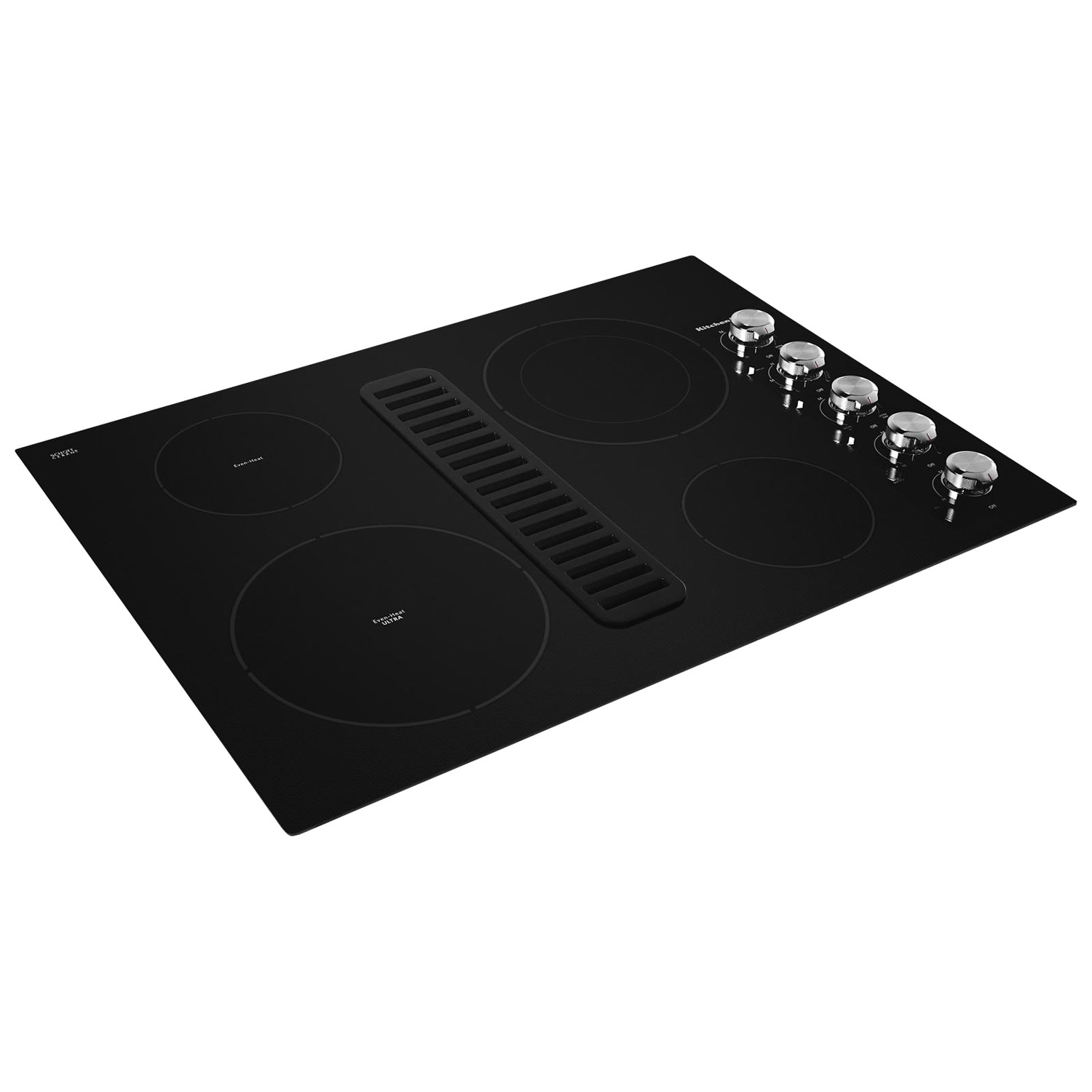 Surface de cuisson électrique lisse de 30 po de KitchenAid - Noir