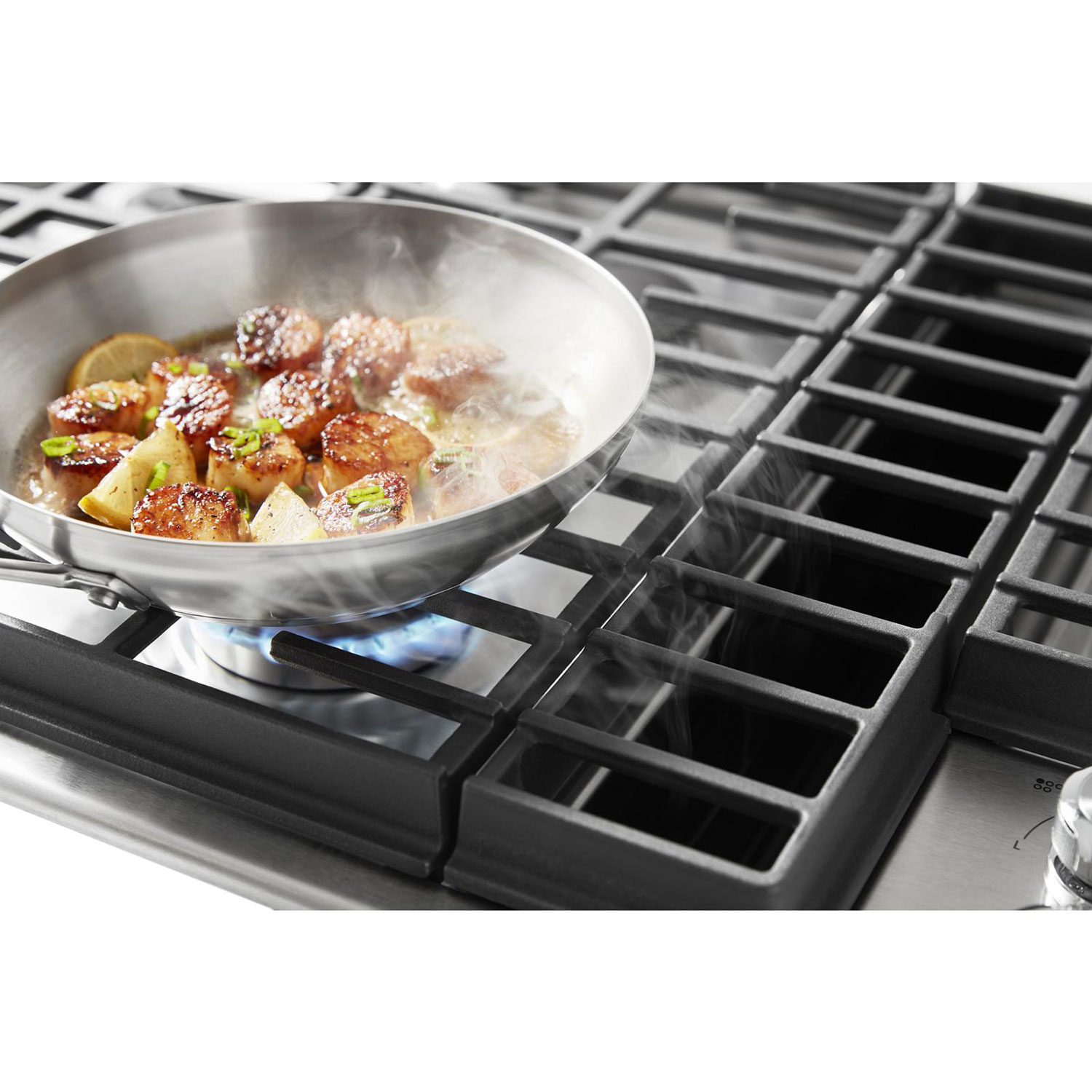 Surface de cuisson au gaz de 36 po à 5 brûleurs de KitchenAid - Acier inoxydable