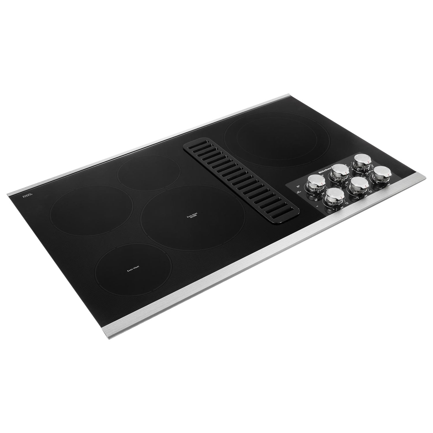 KitchenAid 36" 5-Element Electric Cooktop - Stainless Steel