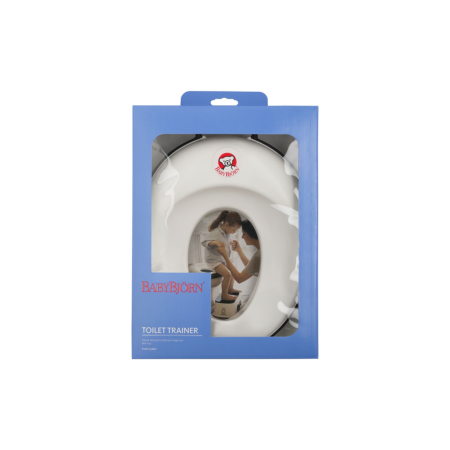 Siège de Toilette BabyBjorn- Blanc/Noir