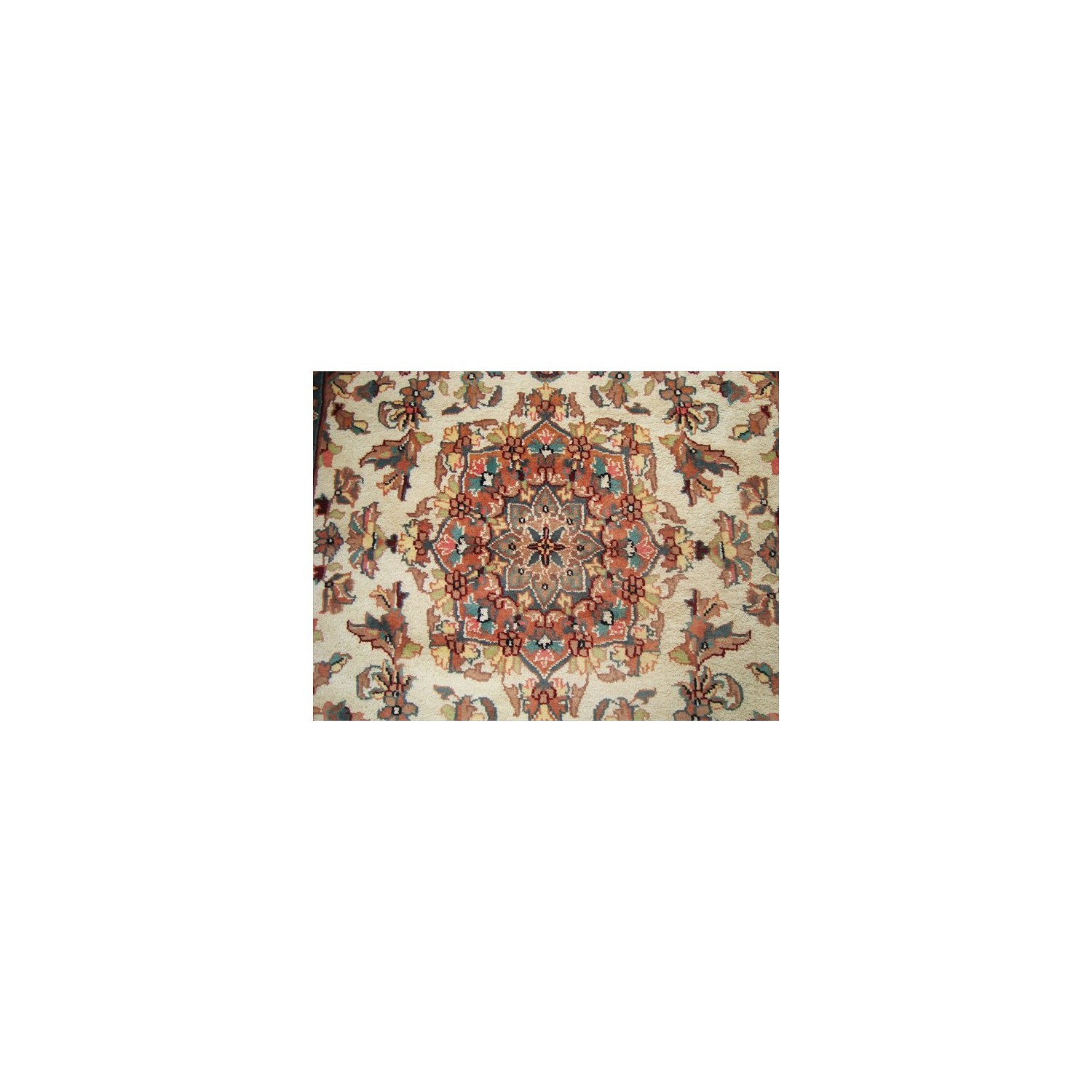 Guleaina Flowral Classic Designed Area Rug Hand Knotted Wool Silk Carpet'