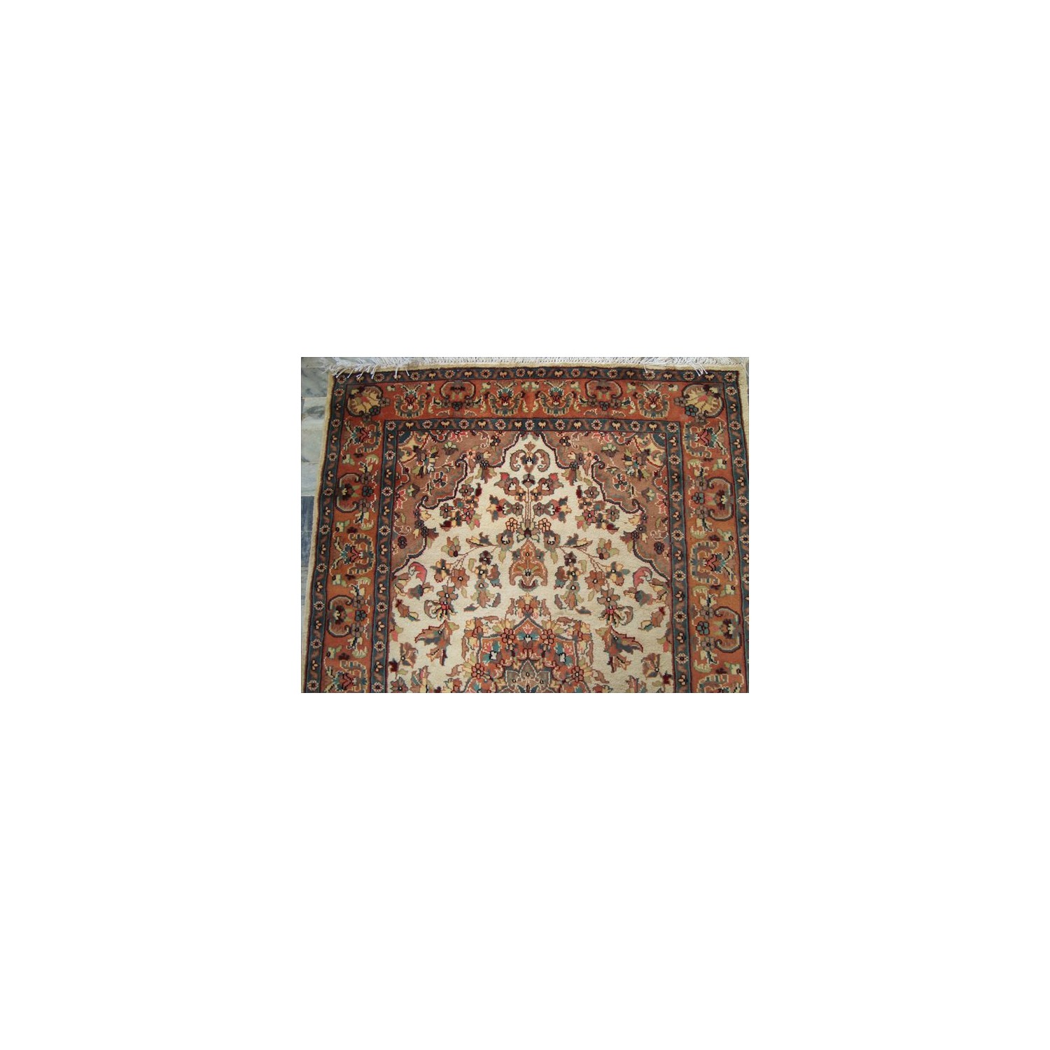 Guleaina Flowral Classic Designed Area Rug Hand Knotted Wool Silk Carpet'