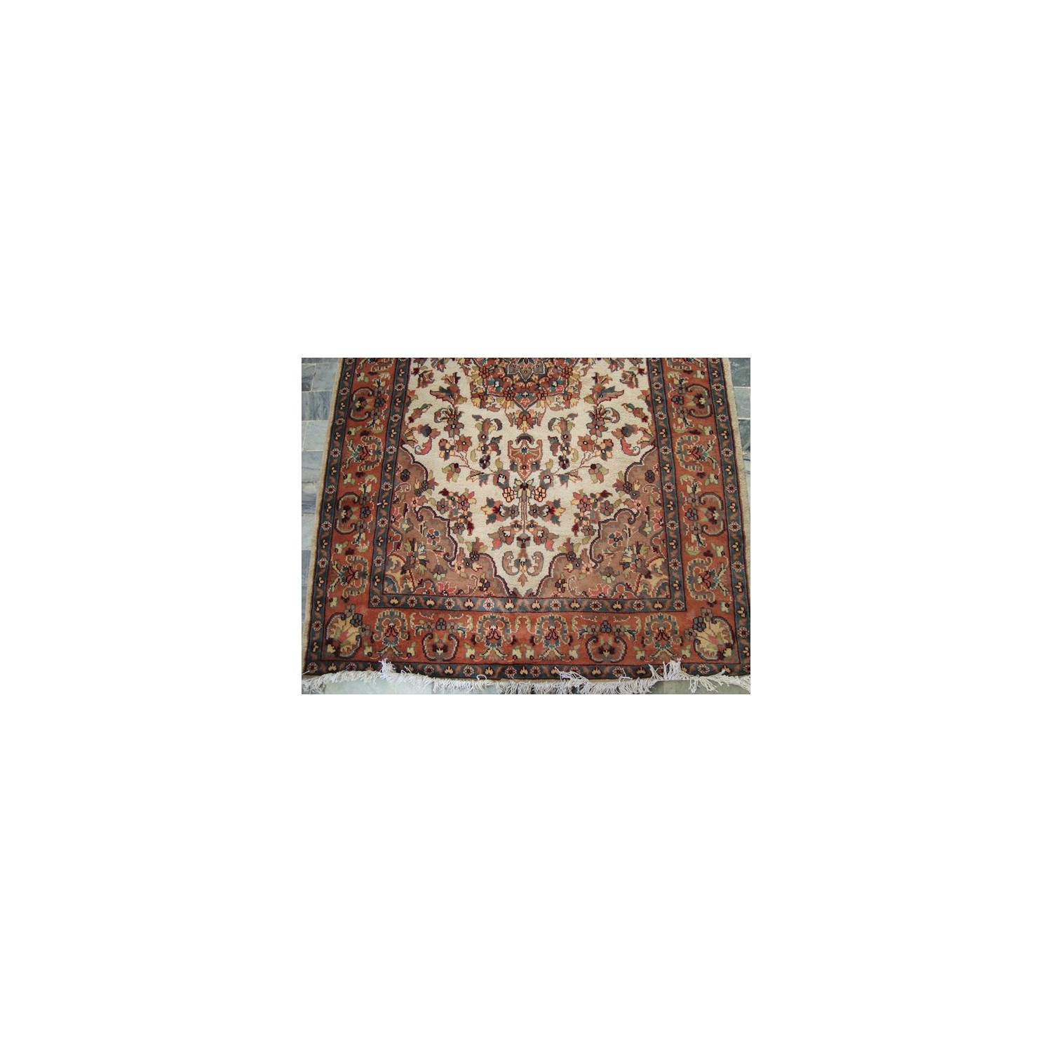 Guleaina Flowral Classic Designed Area Rug Hand Knotted Wool Silk Carpet'