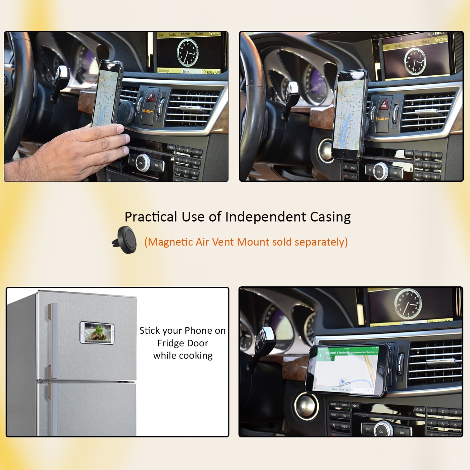 Navor Wallet Case for iPhone 7 Plus 3 - Gray