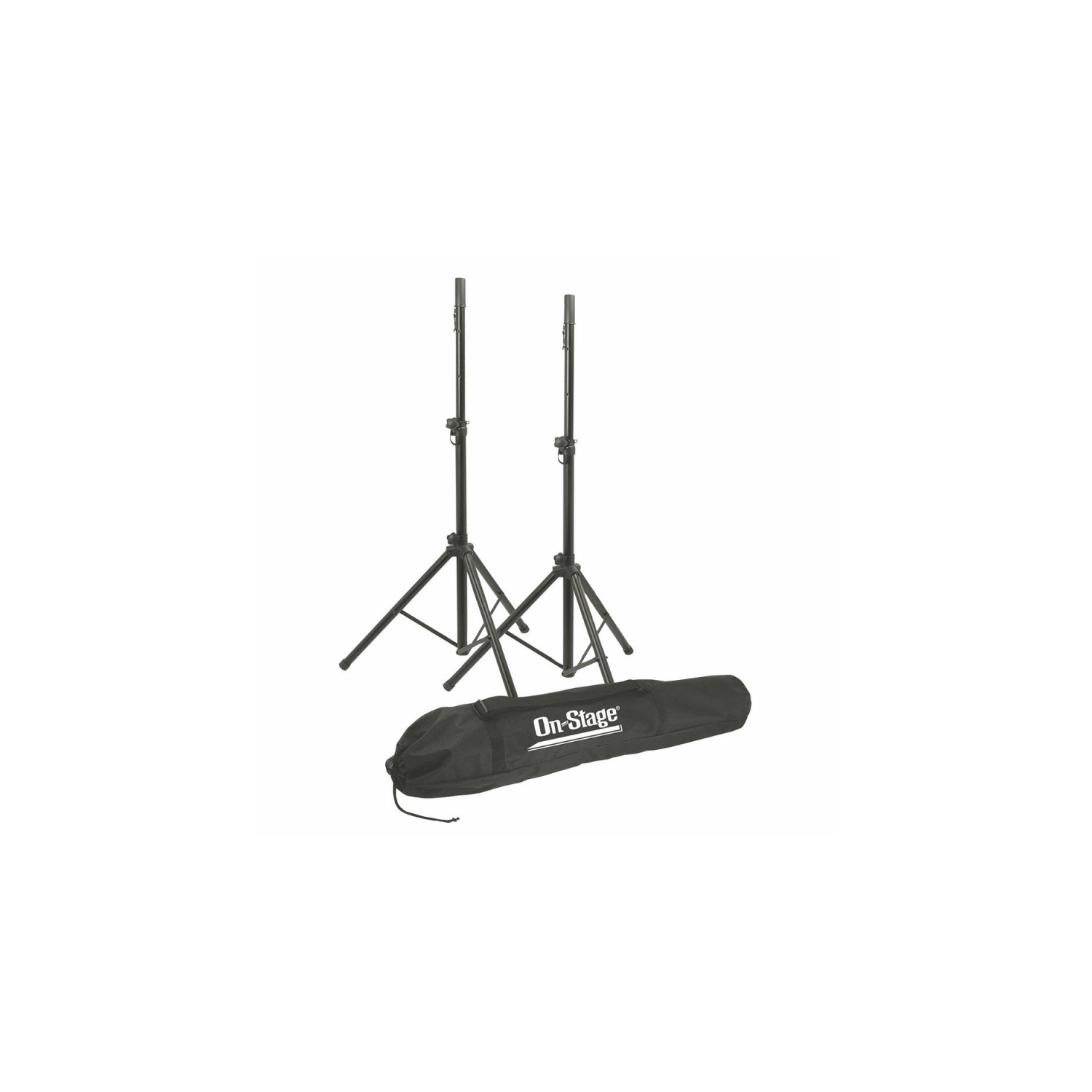 On Stage SSP7900 SSP7900 All-Aluminum Speaker Stand Package with Bag