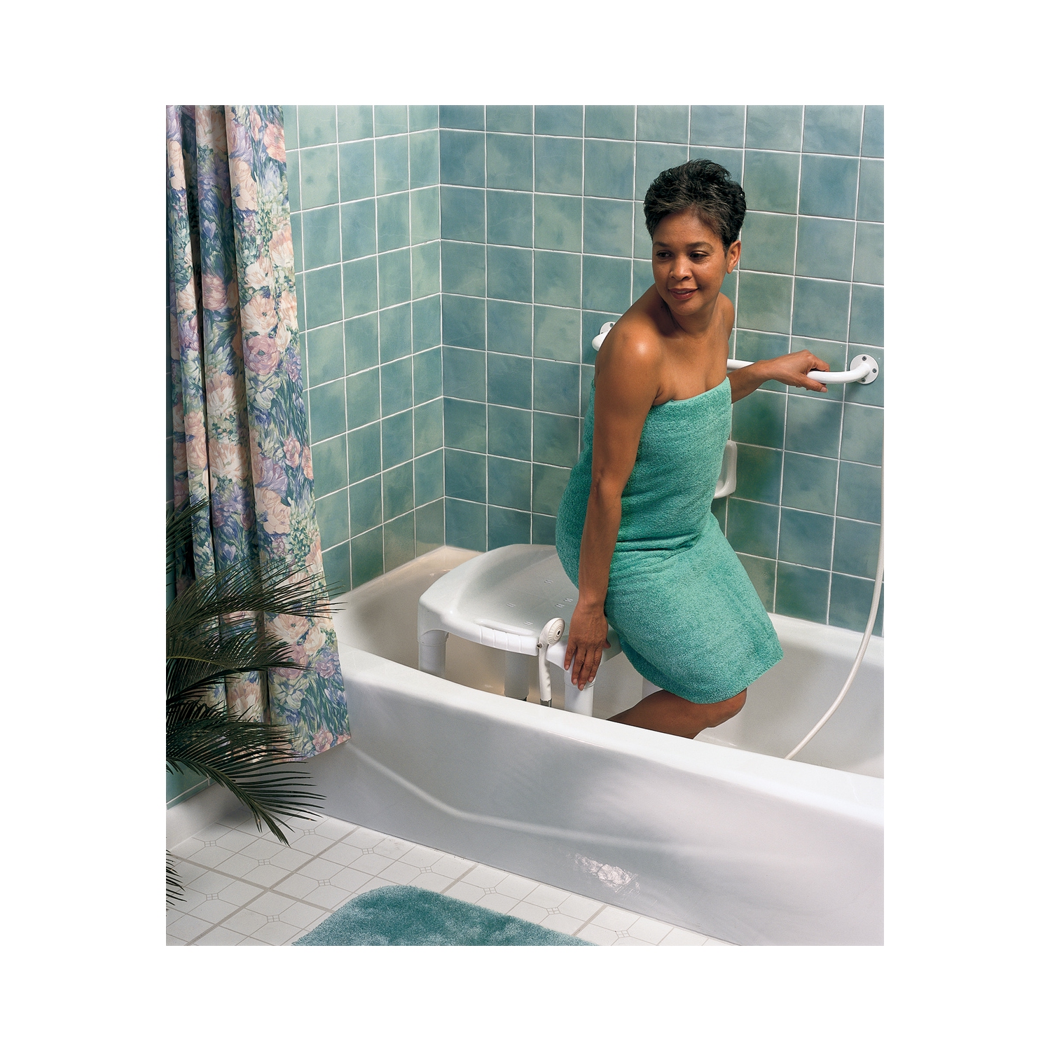 Carex Health Brands B670C0 Universal Bath Bench Assembledwitho Back Cp - 1