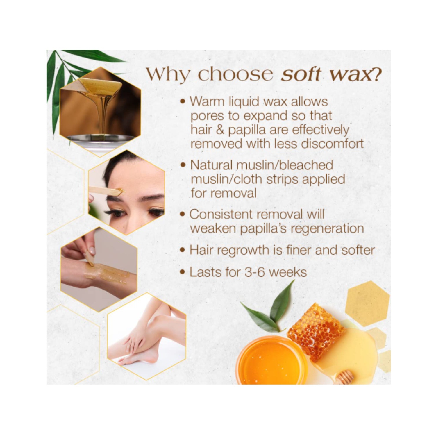 GiGi All Purpose Honee Hair Removal Soft Wax, 14 oz