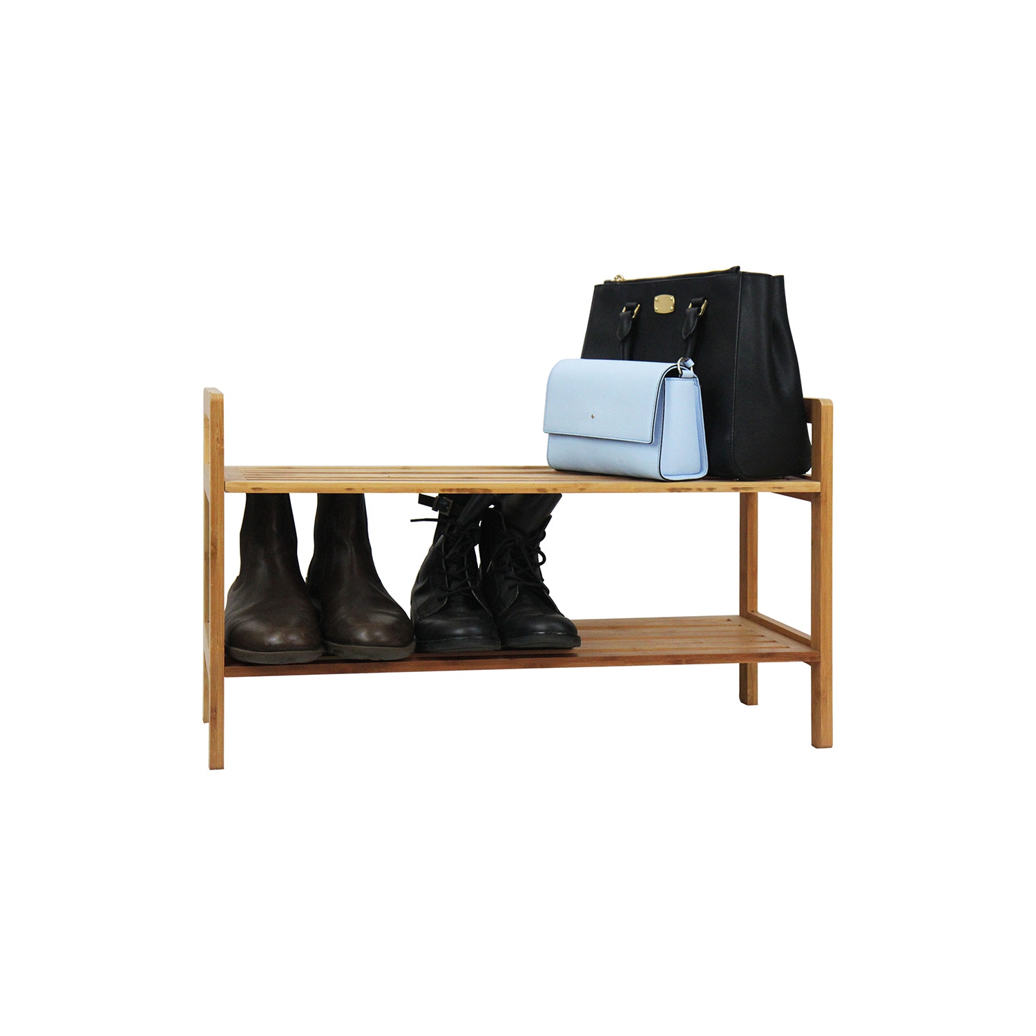Oceanstar SR1309 Oceanstar 2 Tier Bamboo Shoe Rack