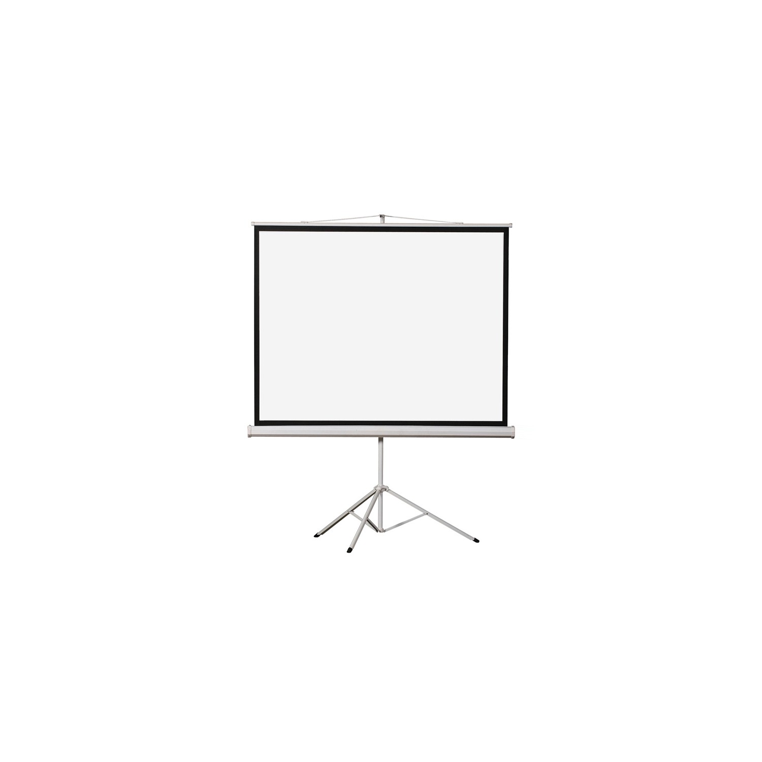 EluneVision 96"*96" Portable Tripod Manual Pull-up Screen