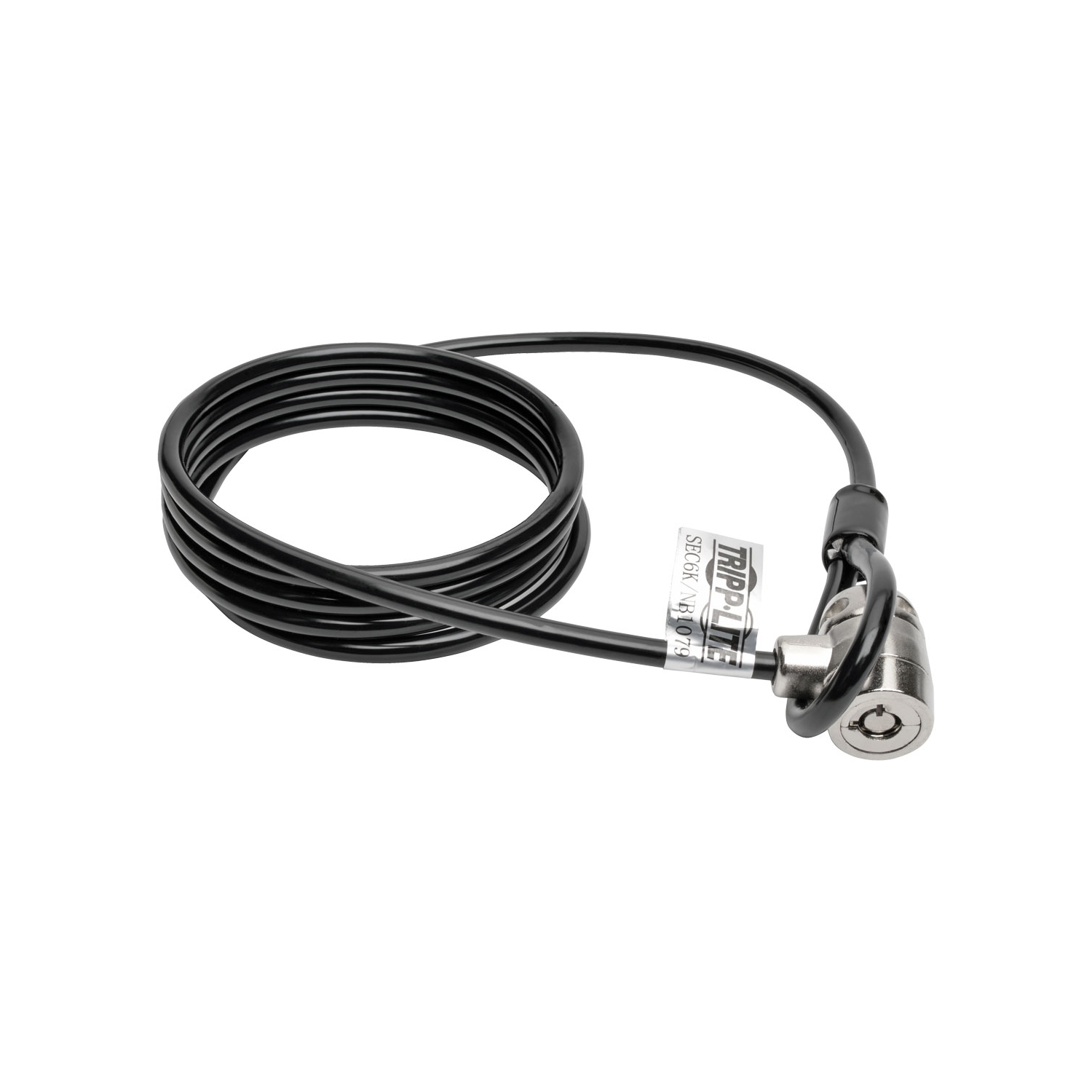 Tripp Lite Keyed Laptop Security Lock, 6 ft. Cable