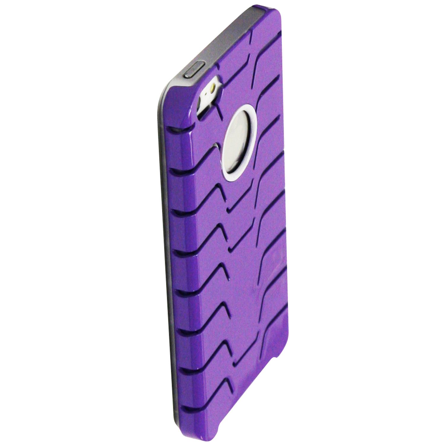 Exian Fitted Hard Shell Case for iPhone SE;iPhone 5S;iPhone 5 - Purple