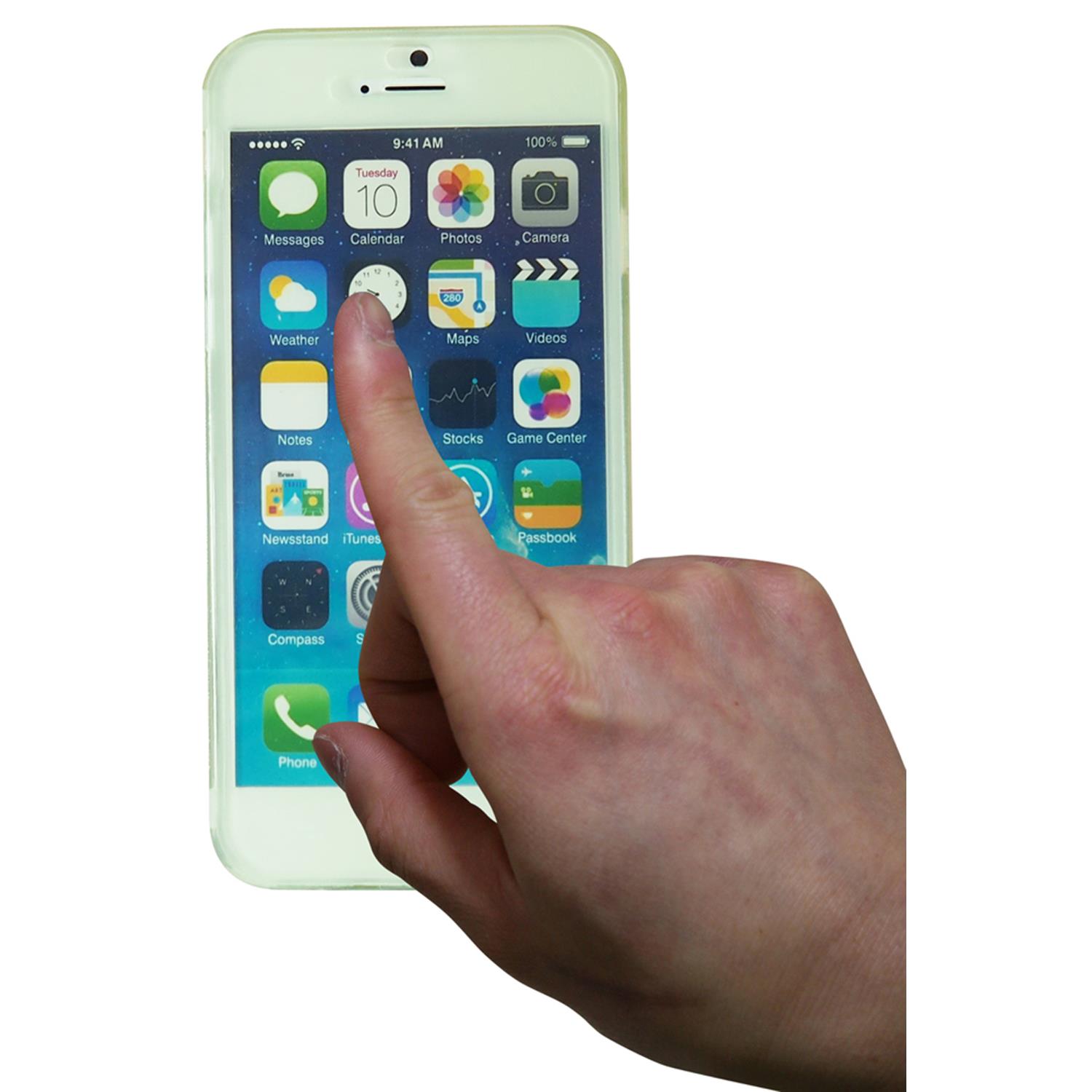 Exian Fitted Soft Shell Case for iPhone 6S;iPhone 6 - Green