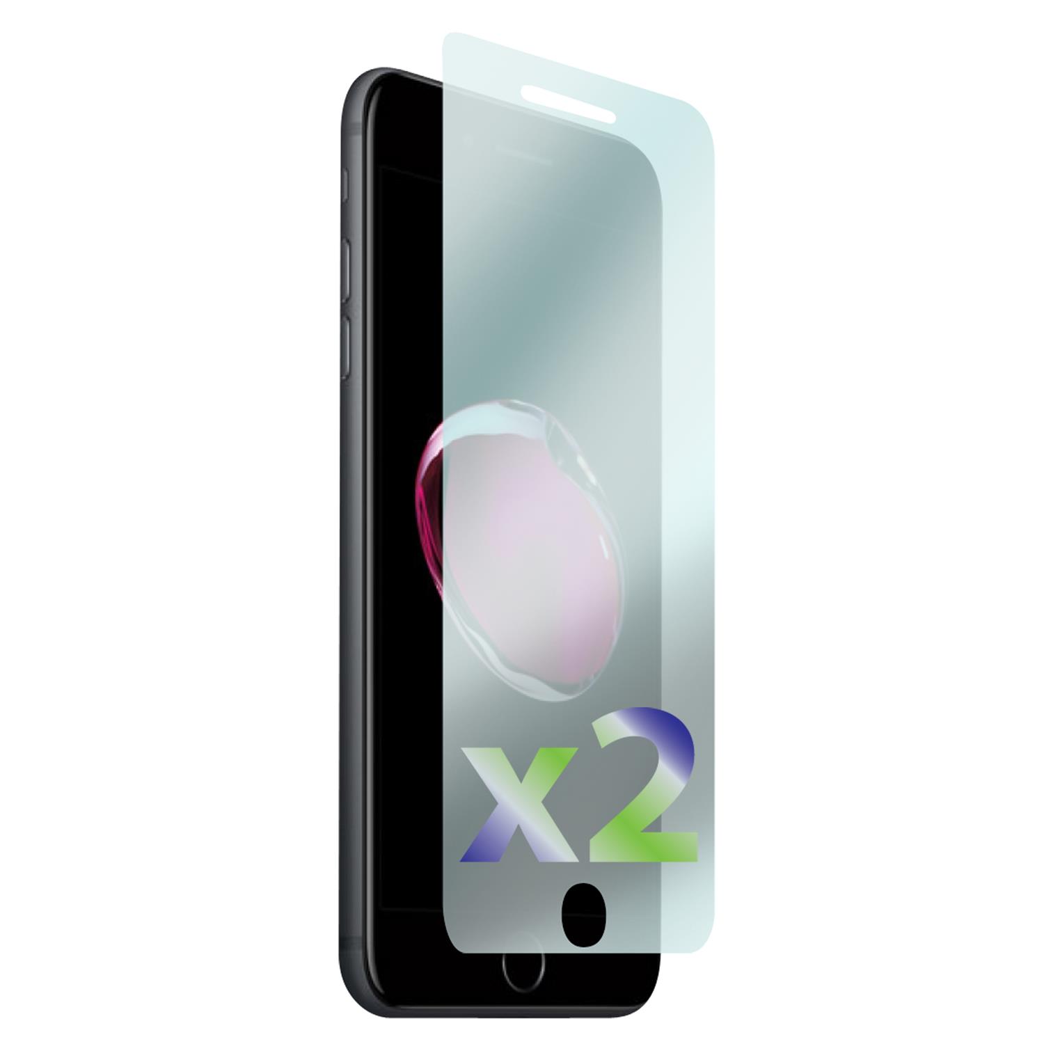 Exian Screen Protector Case for iPhone 7 Plus - Clear