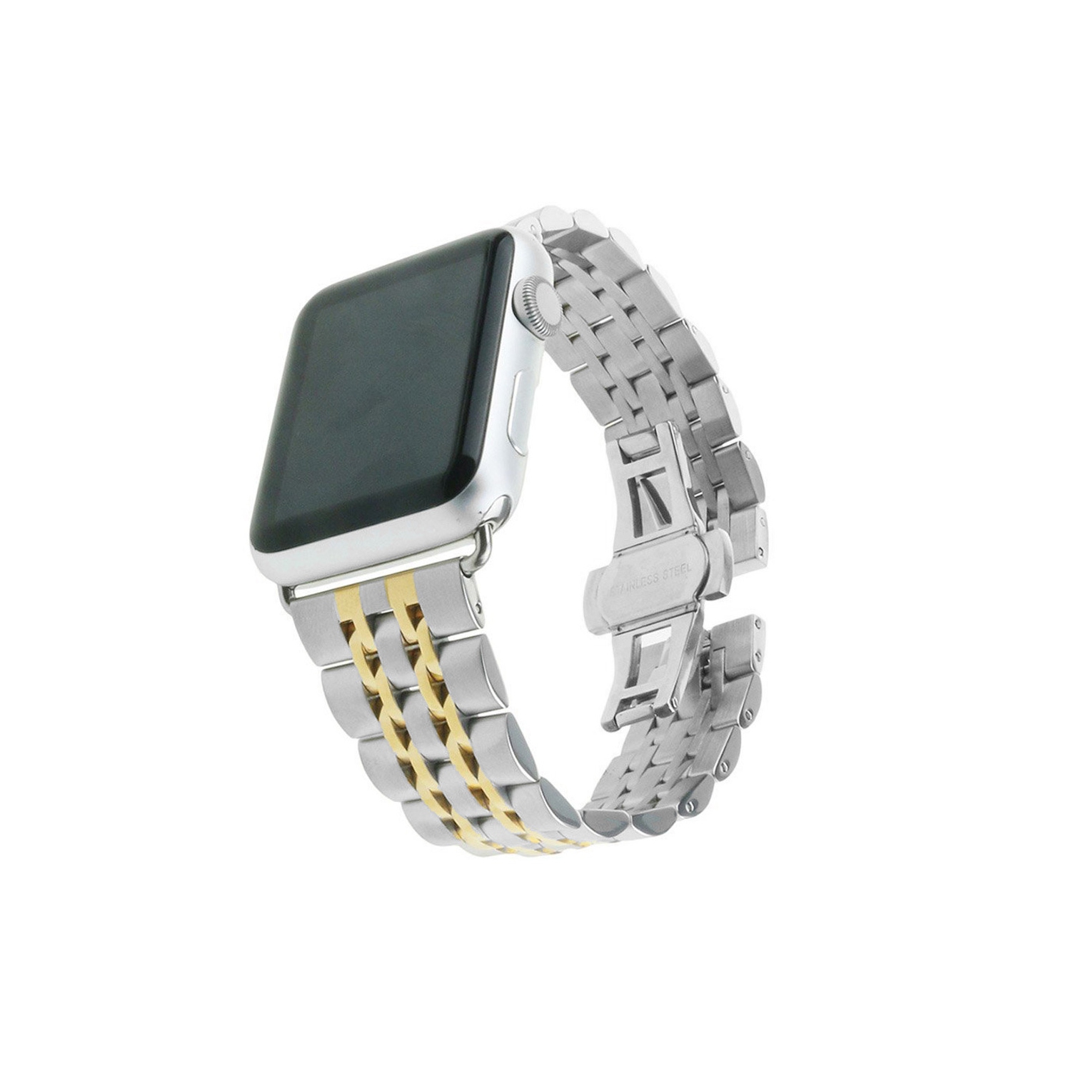 Iphone watch silver discount band