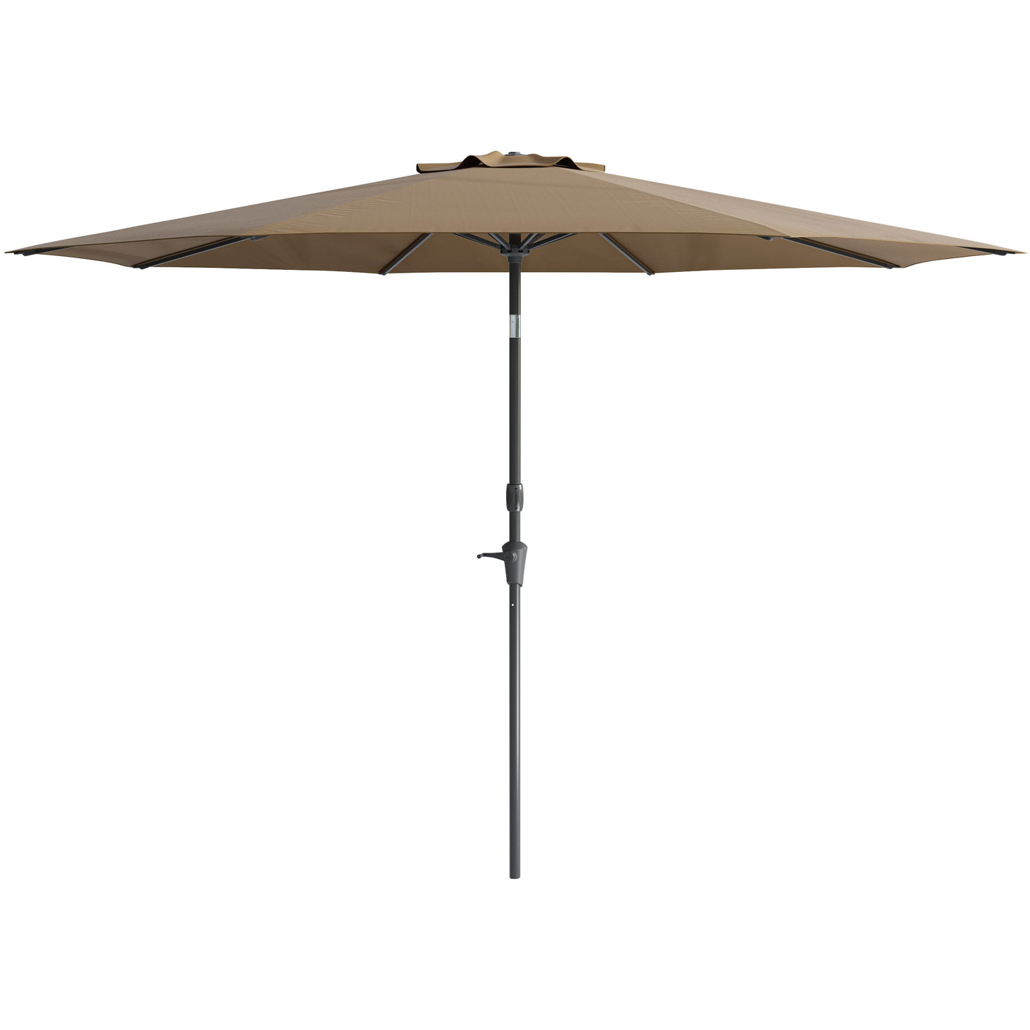 Corliving Contemporary 10 Ft Deluxe Tilting Patio Umbrella Sandy Brown Best Buy Canada