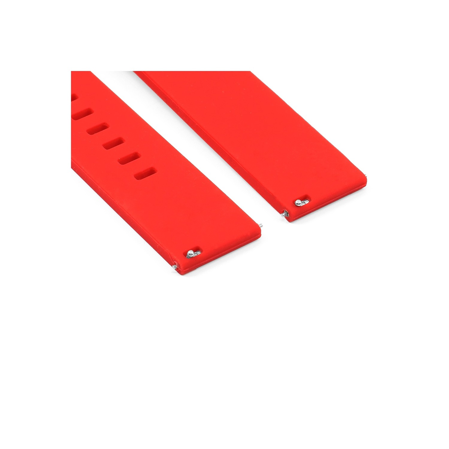 StrapsCo Silicone Rubber 18mm Quick Release Watch Strap Band for Huawei in Grey