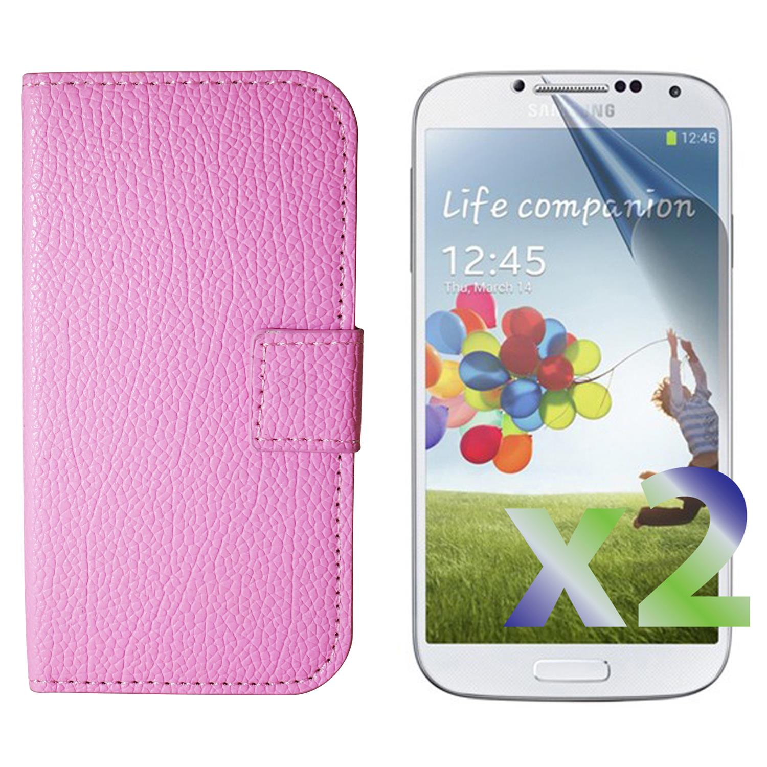 Étui souple ajusté d’Exian pour Galaxy S4 de Samsung - Rose