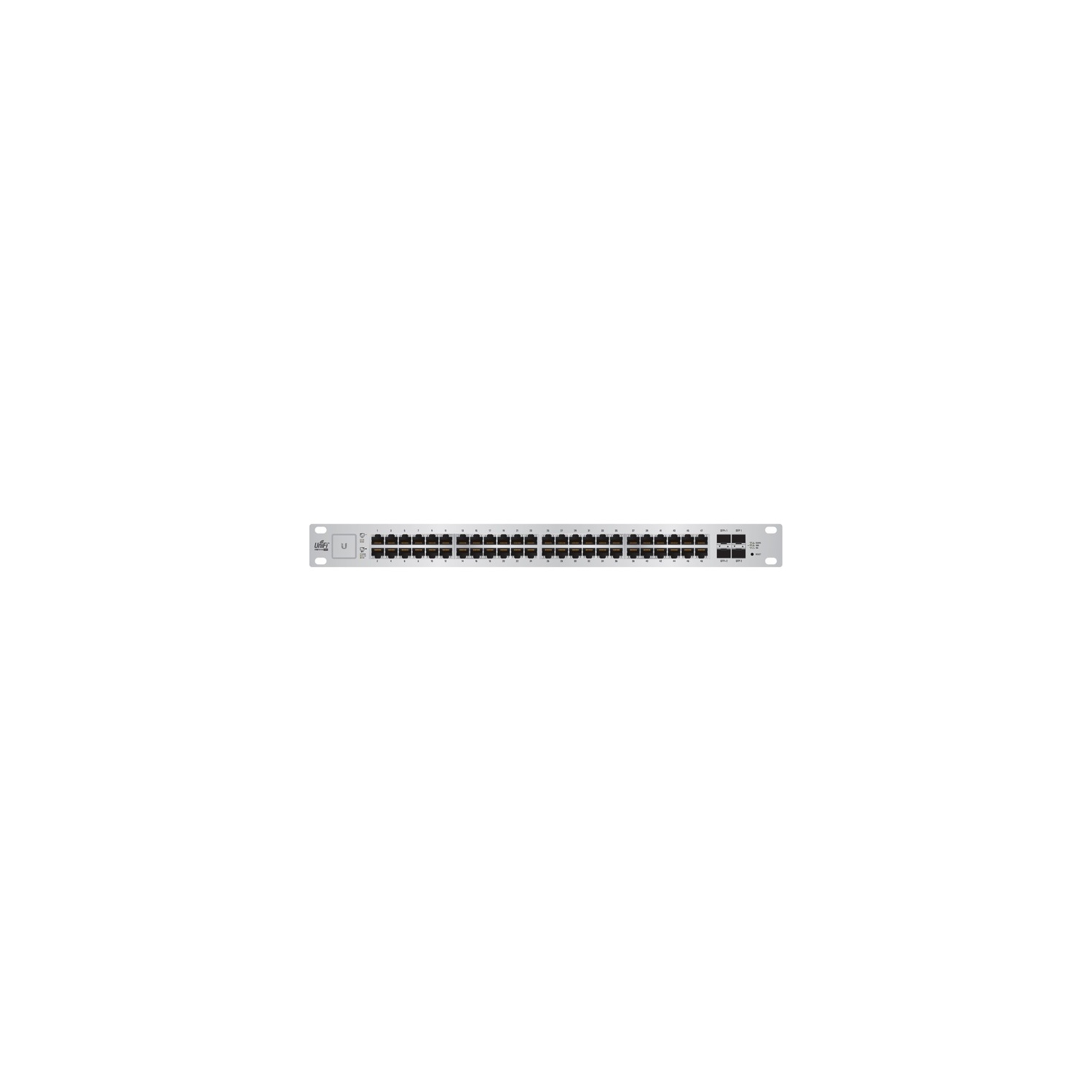 Ubiquiti UniFi 48-port Managed Gigabit Switch with 2-port SFP+ and 2-port SFP - 500-watt - Rackmountable