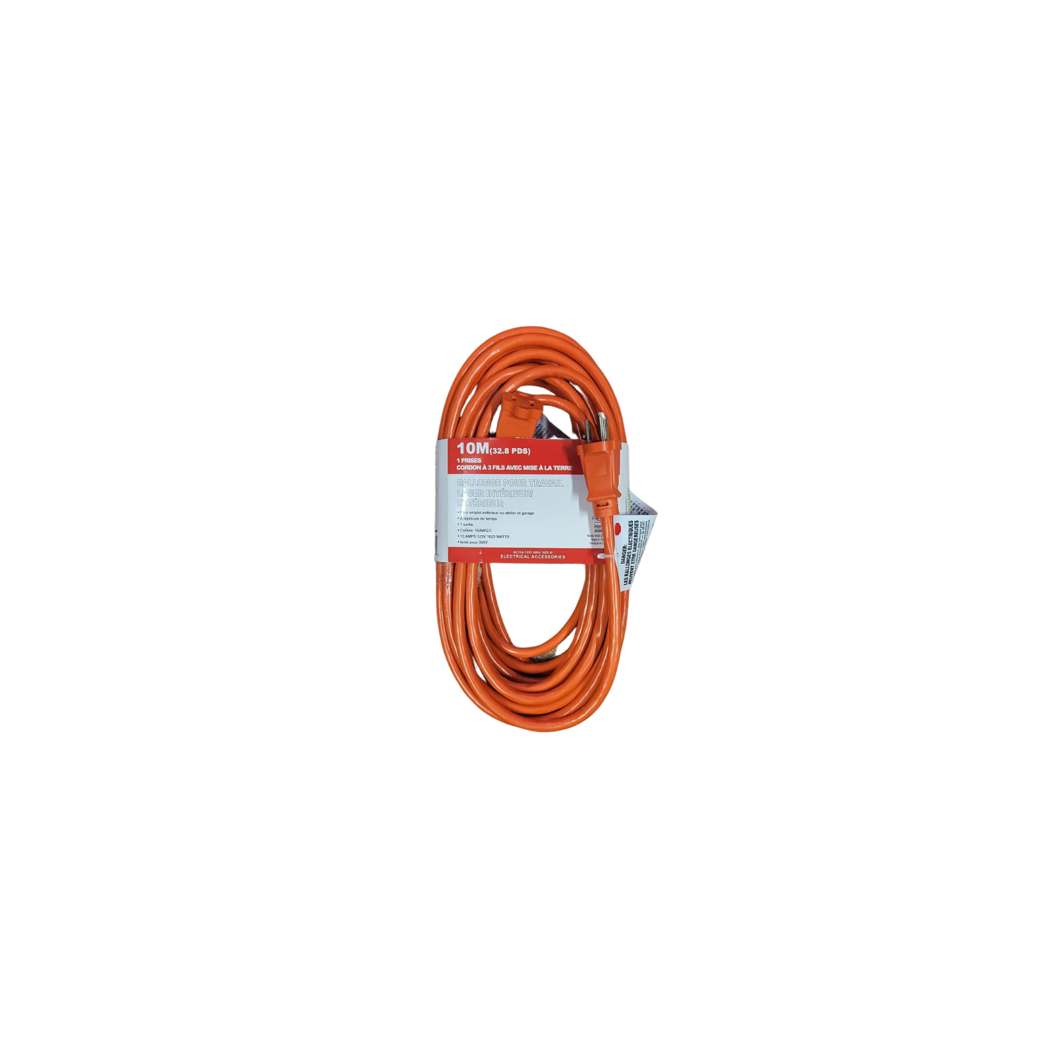 WELLSON 10M HEAVY DUTY ELECTRICAL OUTDOOR EXTENSION CORD -6 PACK