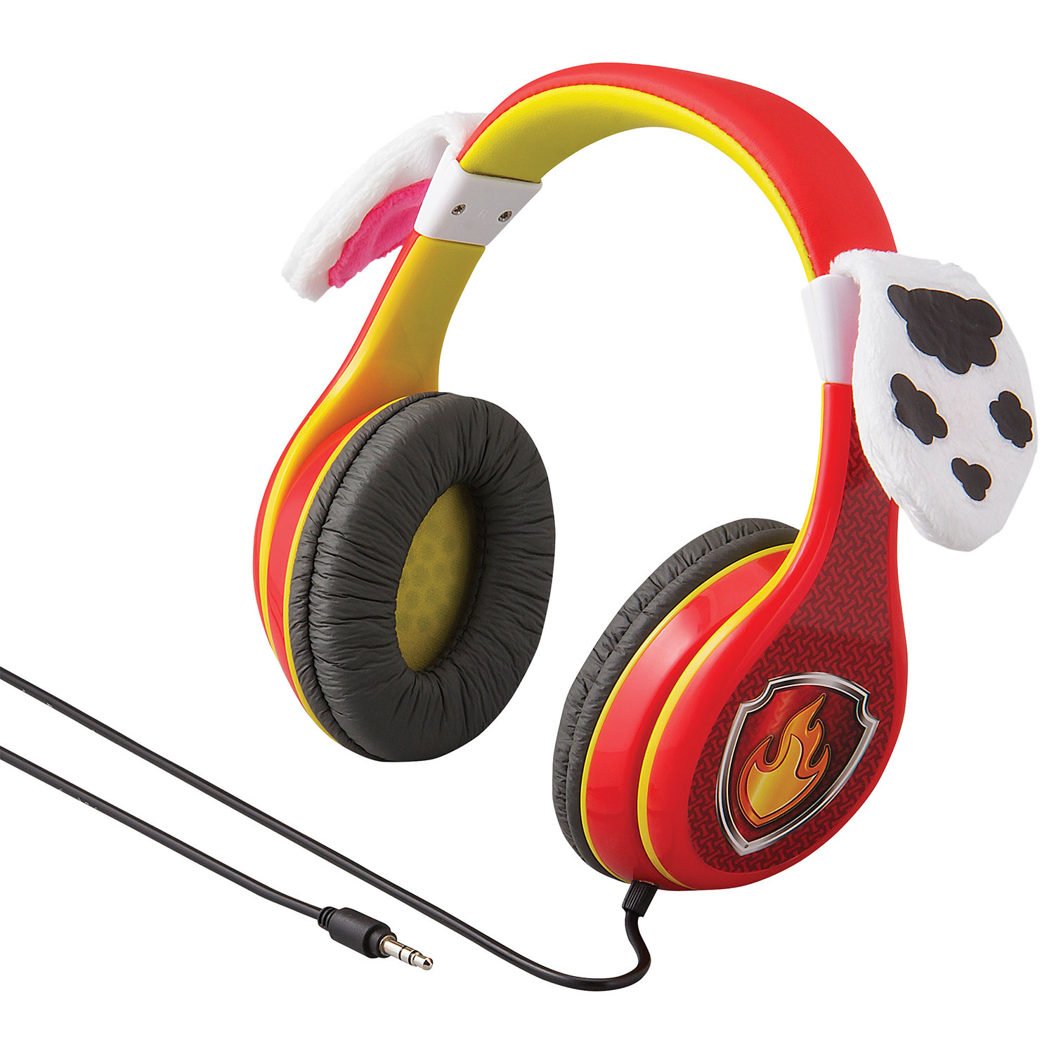 KIDdesigns Paw Patrol Over-Ear Noise Cancelling Kids Headphones - Red/Yellow