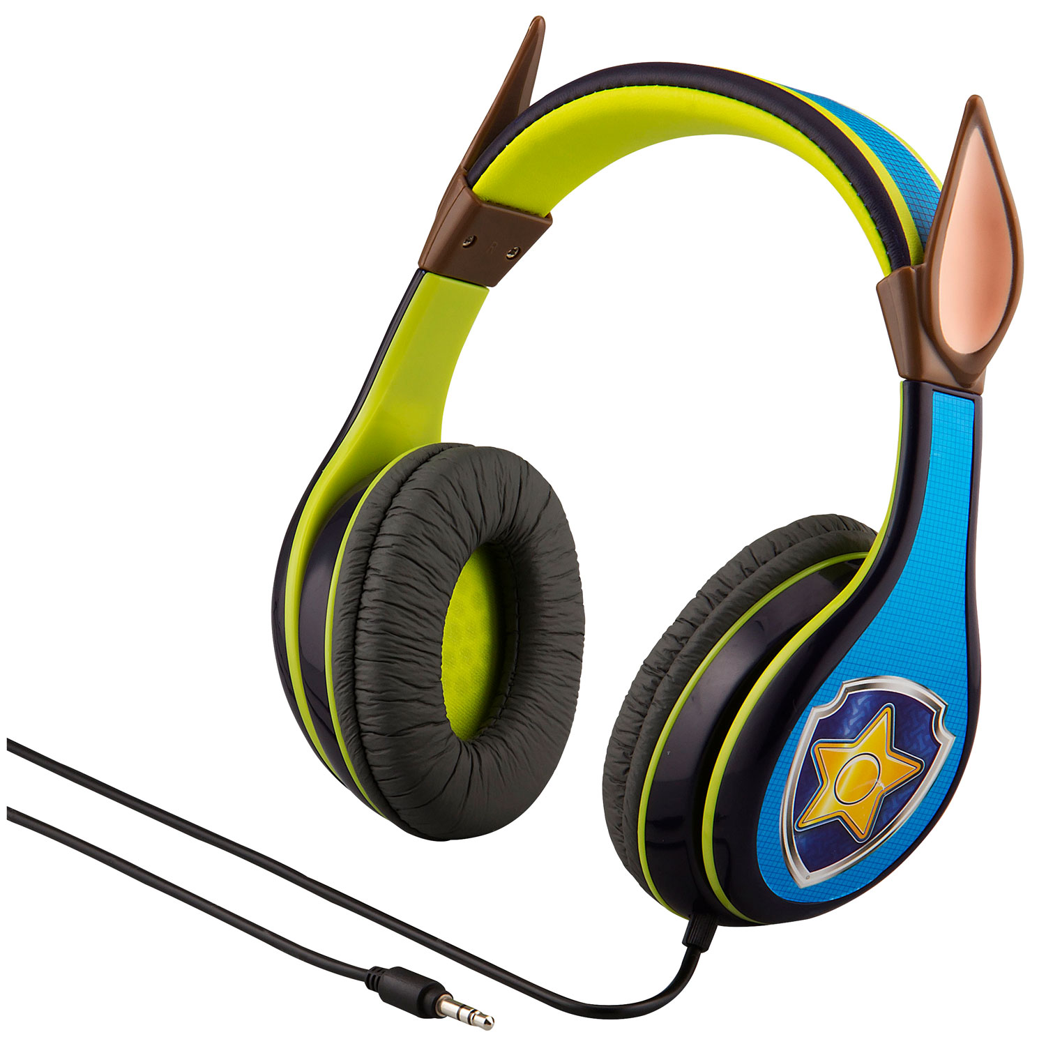 Kiddesigns Paw Patrol Over-Ear Noise Cancelling Kids Headphones - Blue/Green