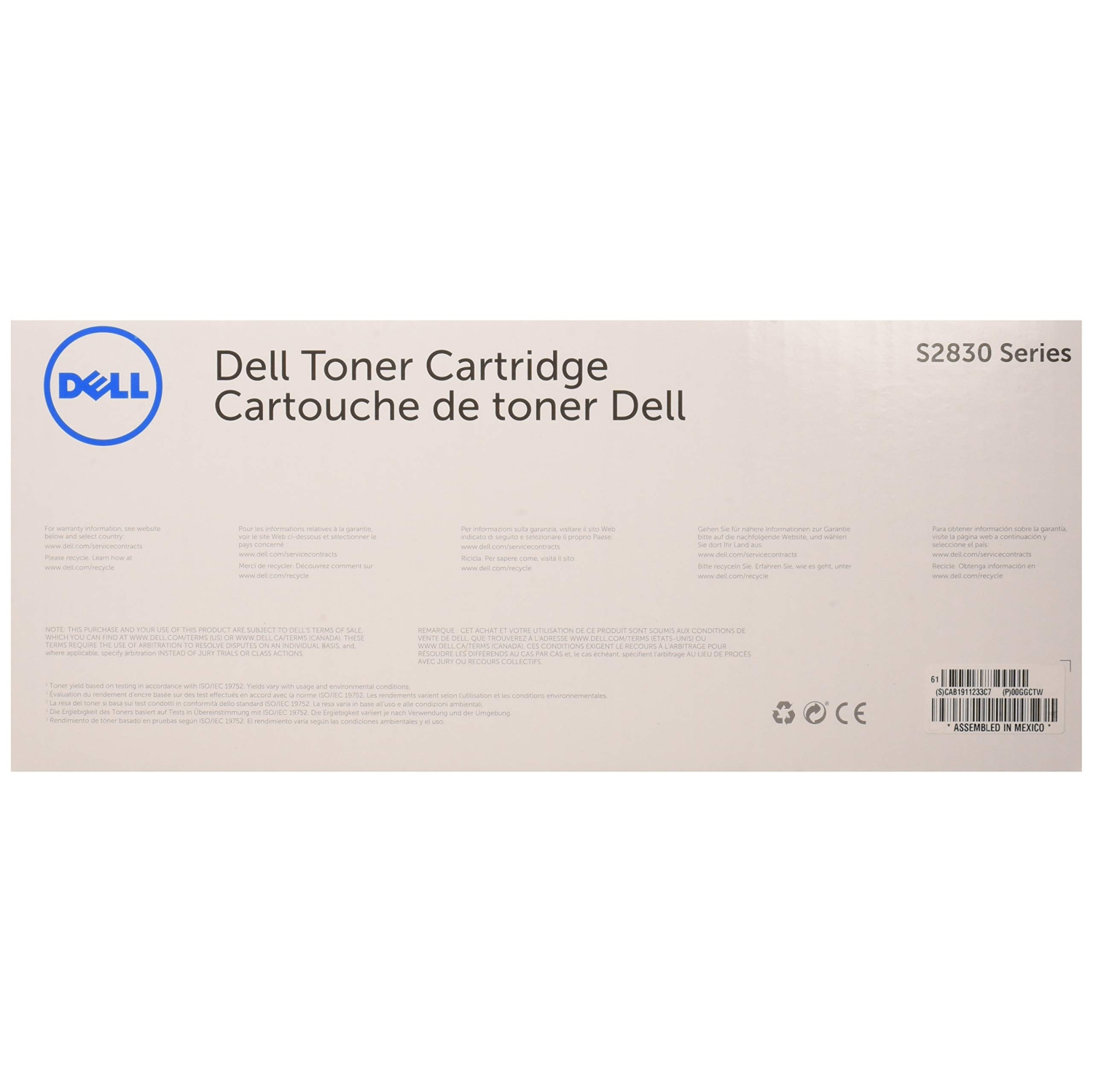 Dell Toner Cartridge - Black
