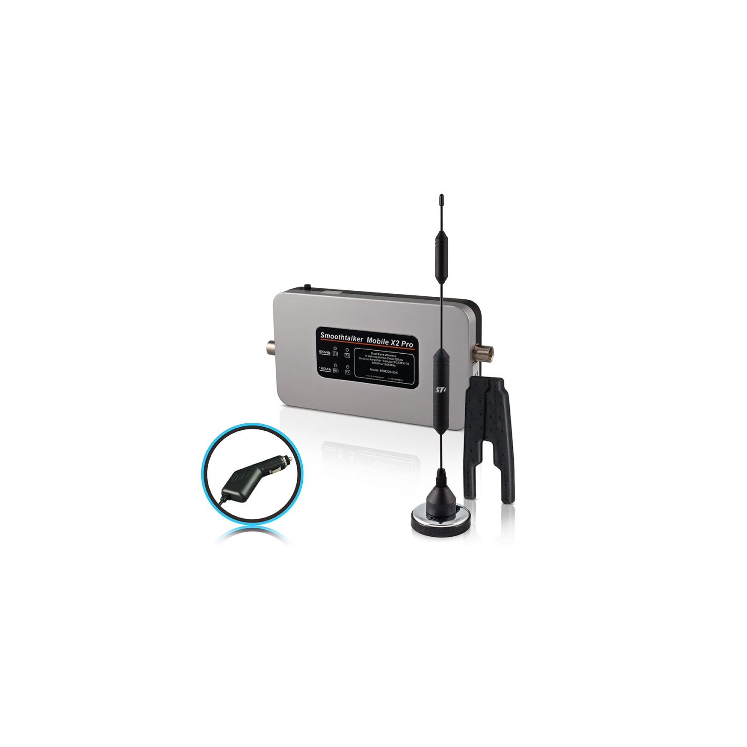 Smoothtalker Mobile X2 Pro 53db Extreme Power Dual-Band Wireless booster kit with 14" antenna