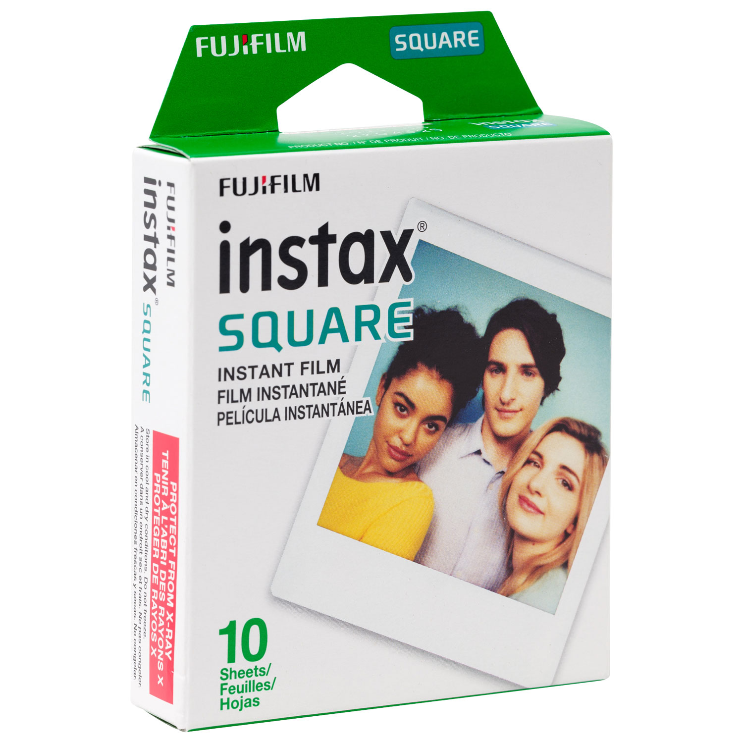 Film à développement instantané pour Instax Square de Fujifilm - 10 feuilles