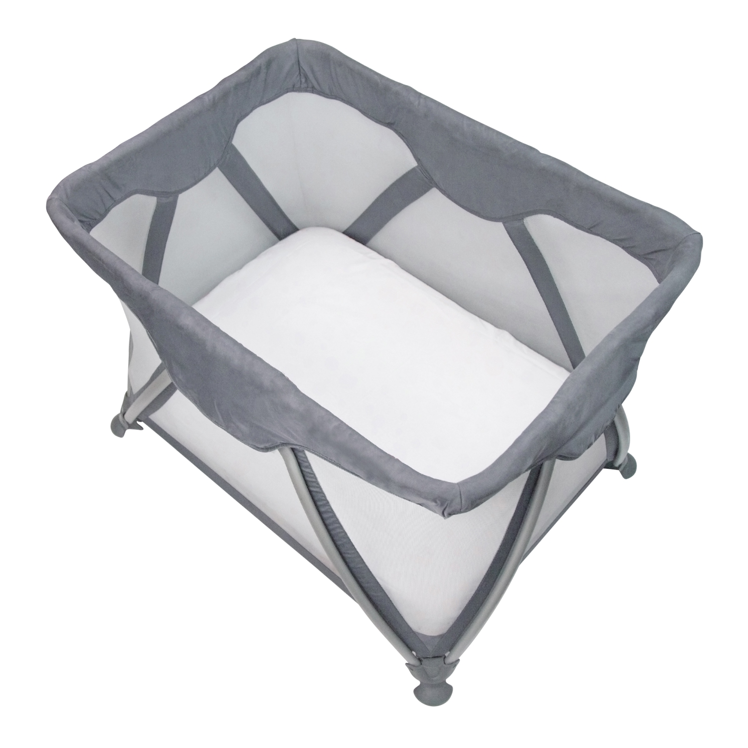 Drap-housse pour parc d'enfant en Jersey Orgnaique de Kushies - Blanc