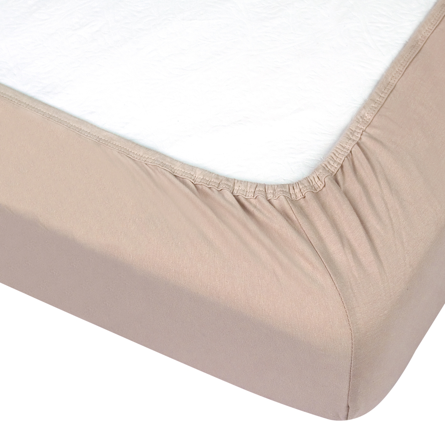 Drap pour lit de b&eacute;b&eacute; en jersey organique de Kushies - Moka