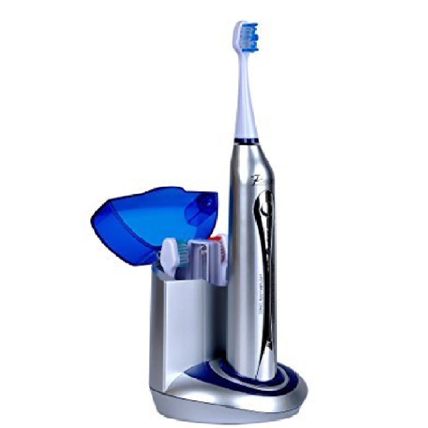 Pursonic S450 S450 SONIC Rechargeable Toothbrush w-UV Sanitizer and 12 BONUS Brush Heads