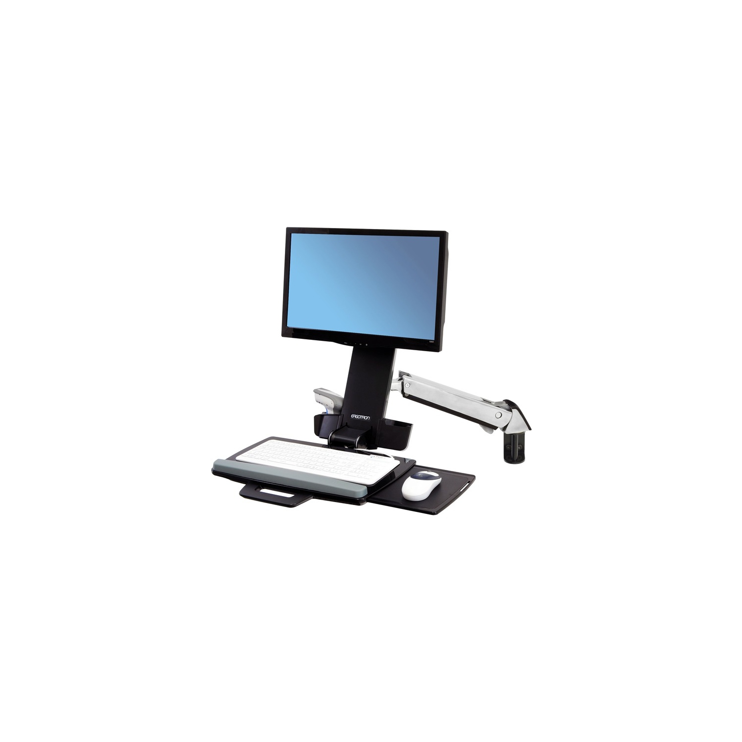 Ergotron – Support mural à bras articulé pour position assise ou debout StyleView, 24 po