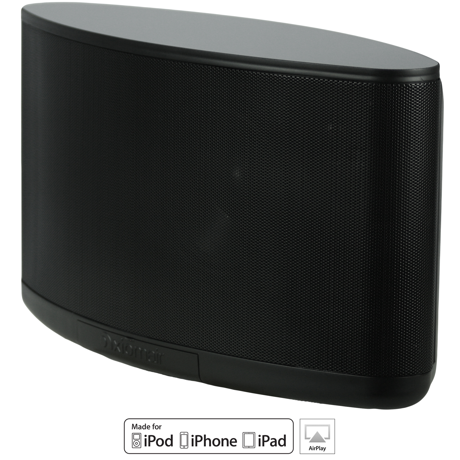 AxiomAir Portable Wireless Wifi Speaker - Black with Microphone Inputs