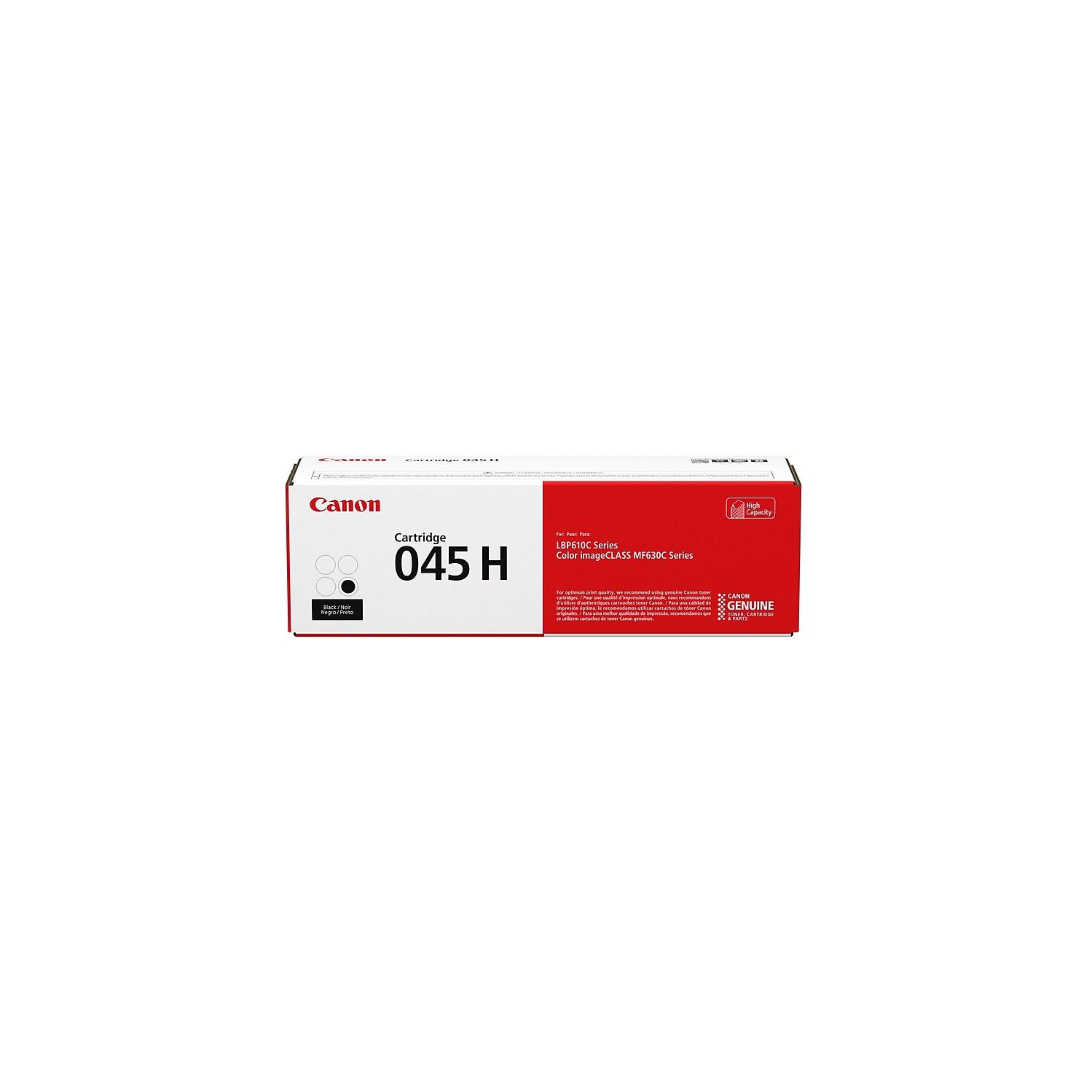 Canon 045H 1242C001 Black Original High Yield Toner Cartridge