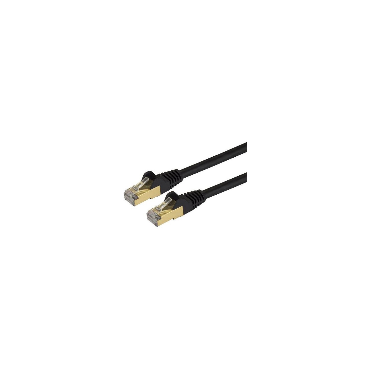 CABLE 6IN BLACK CAT6A SHIELDED PATCH