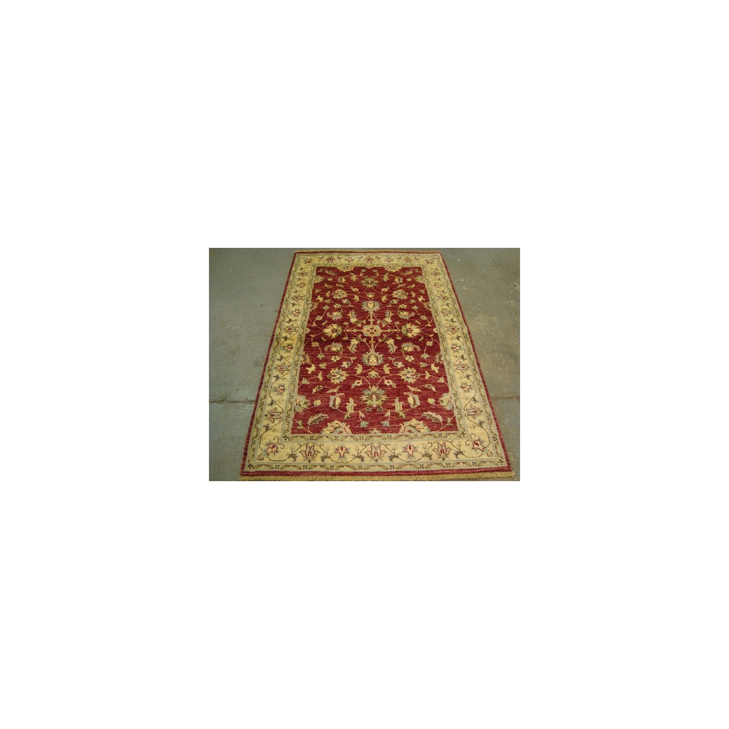 Chobi Mahal Zeigler Exclusive Vege Dyed Area Rug Hand Knotted Wool Carpet'